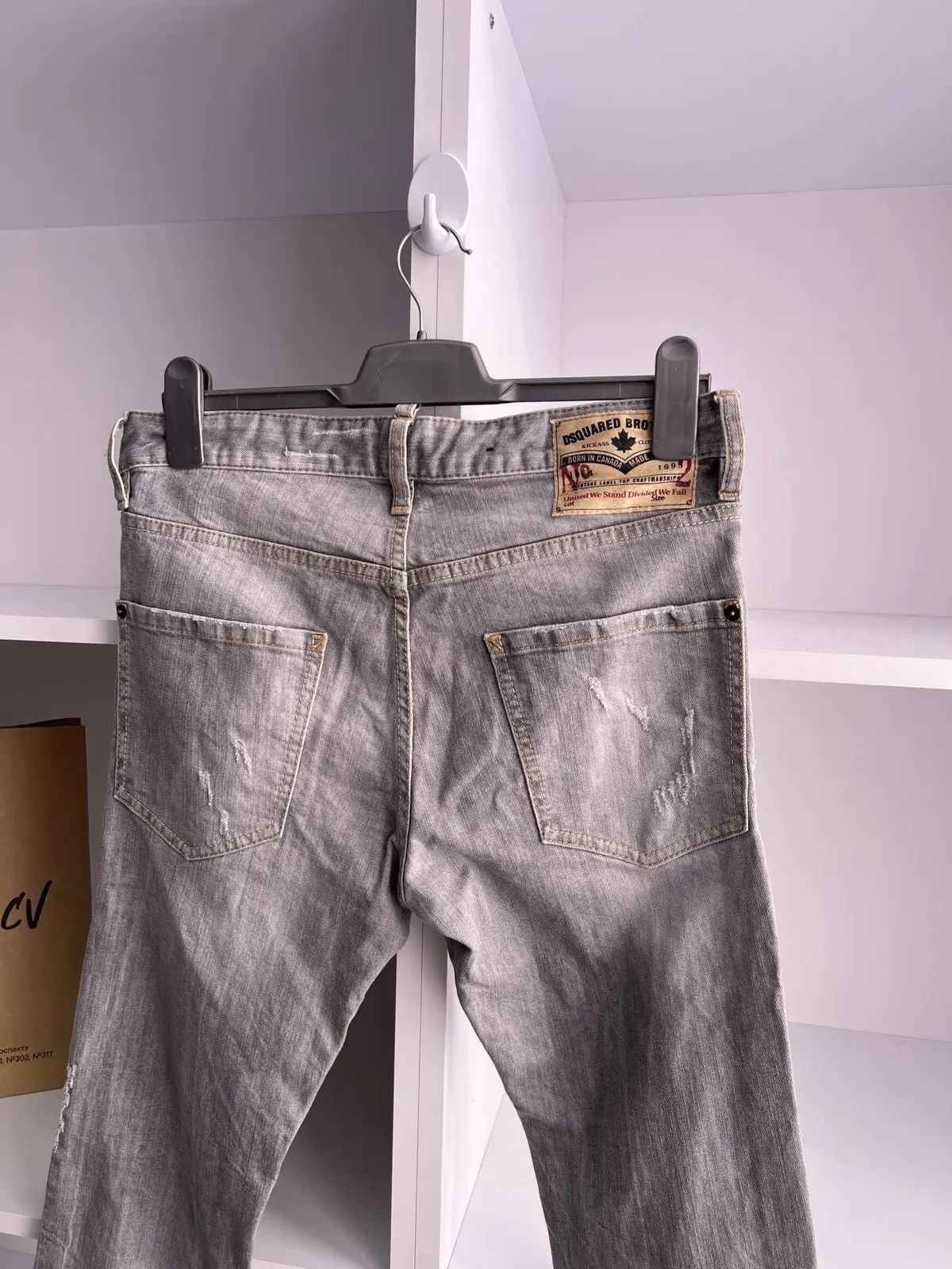 Dsquared2 × Vintage Vintage Dsquared2 Luxury Gray Pants Size US 30 / EU 46 - 11 Thumbnail