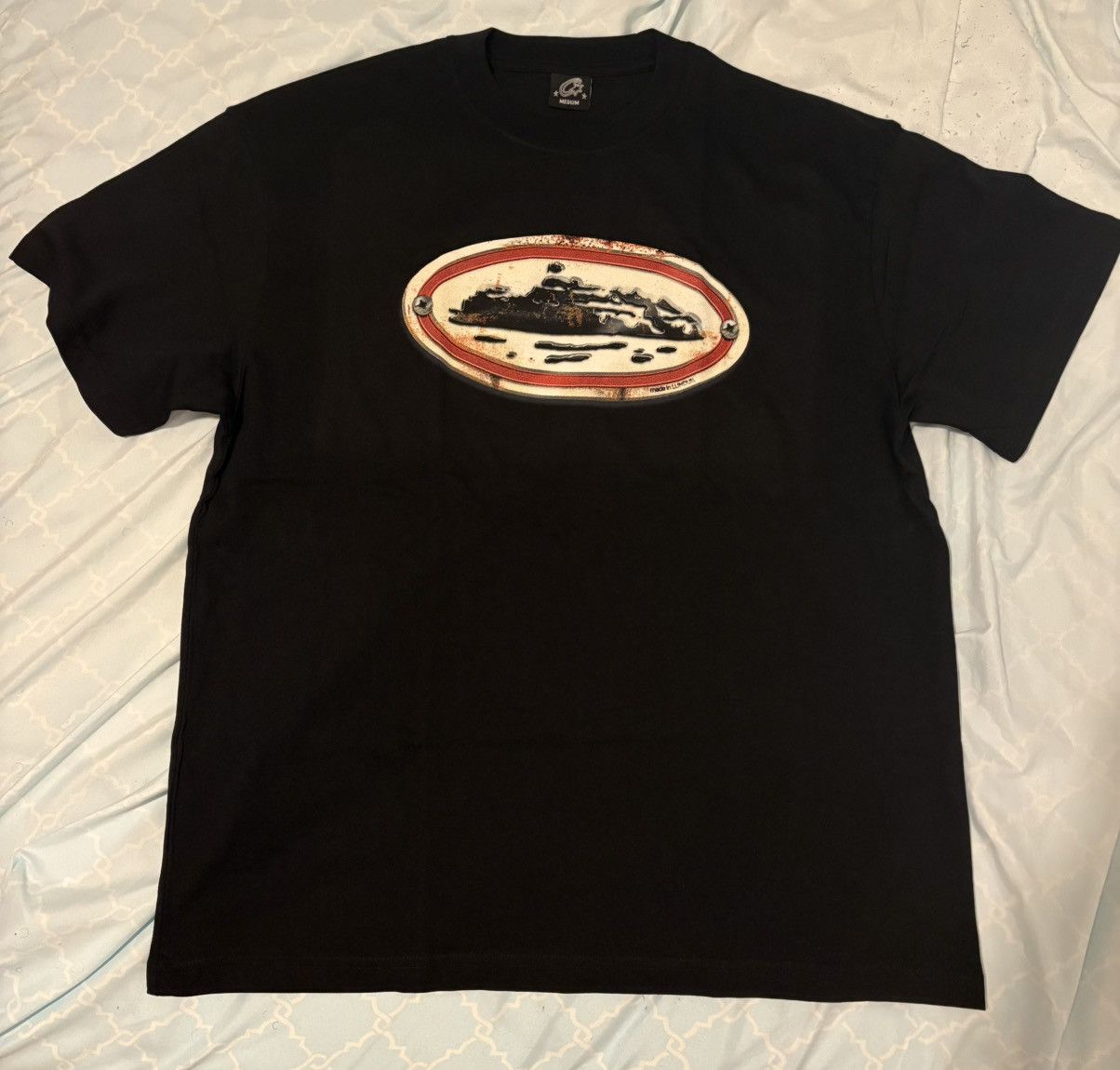 Buy Corteiz Firey Alcatraz Tee *New Blank* 'Black' - 7892