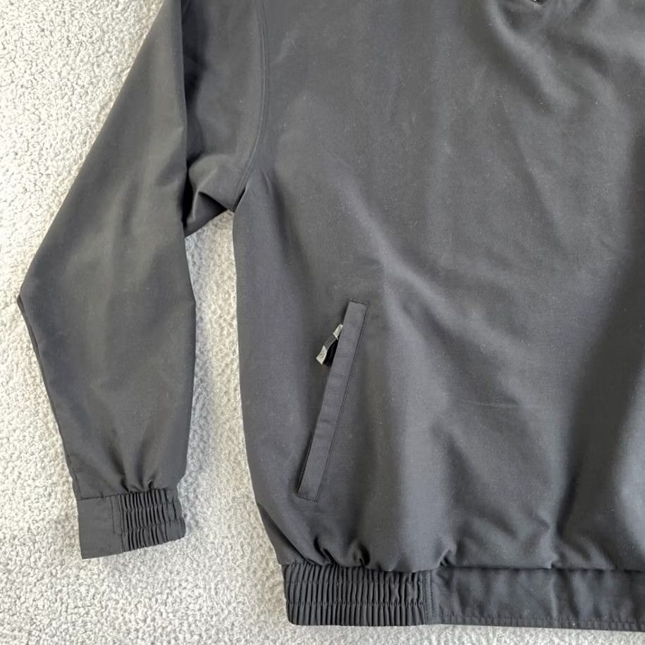 Nike VINTAGE Nike Jacket Mens Large Black Windbreaker Golf Outdoors Pullover Zip Pockets Logo Run Sports Athleisure Casual 90s Mens Size US L / EU 52-54 / 3 - 6 Thumbnail