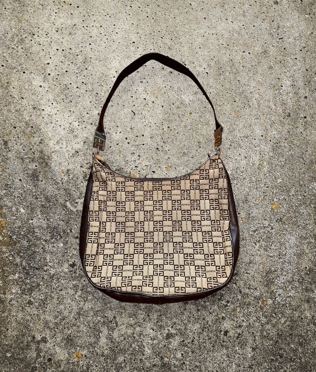 image of Grailog Givenchy Monogram Hand Carry in Brown, Women's