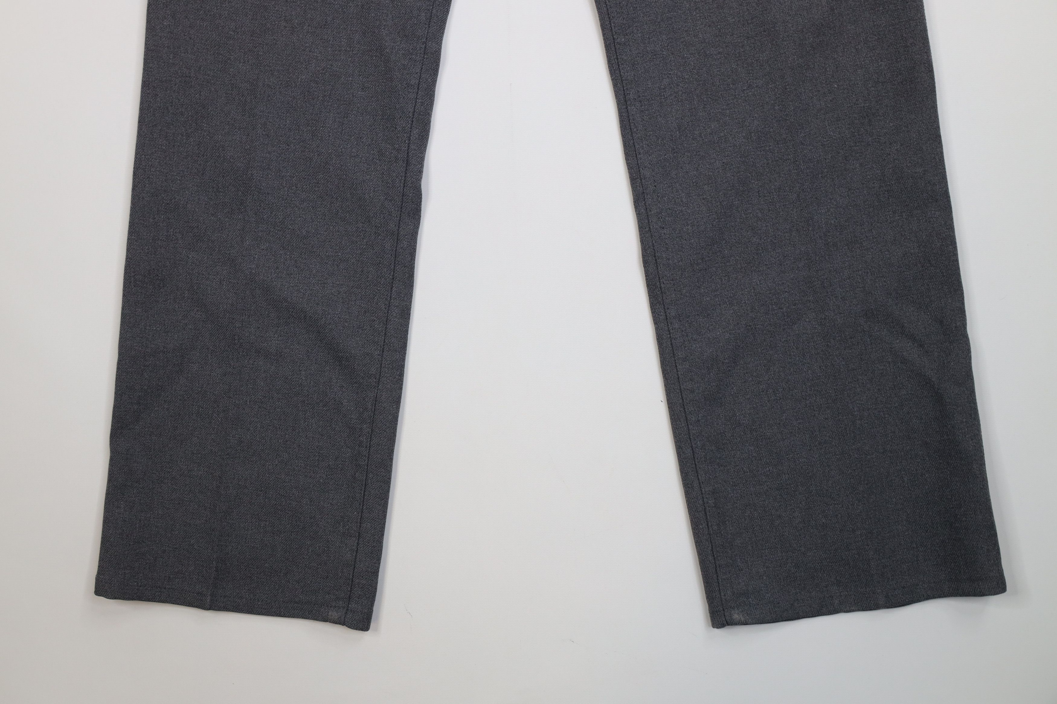 Levi's Vintage 90s Levis 517 Knit Flared Wide Leg Pants Gray USA Size US 36 / EU 52 - 4 Thumbnail
