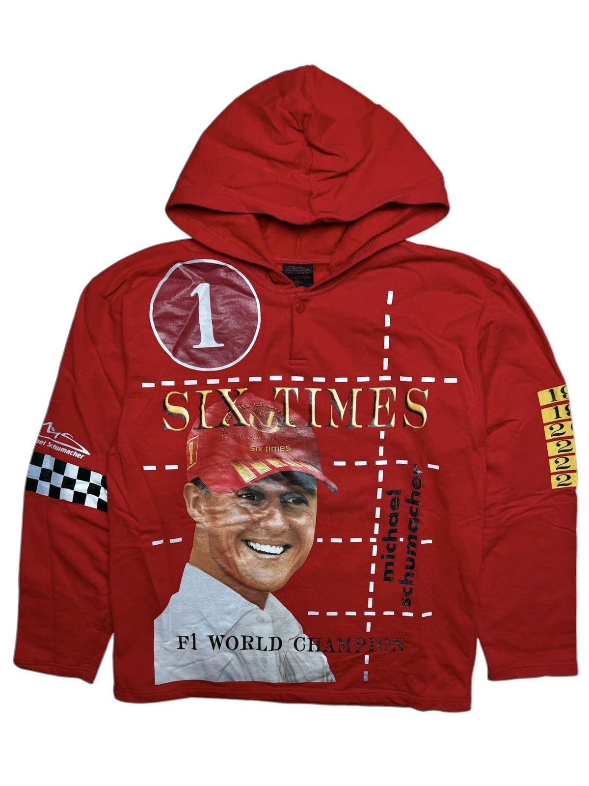 Other Michael Schumacher Vintage Racing Hoodie Licensed MSM Size US XXL / EU 58 / 5 - 1 Thumbnail