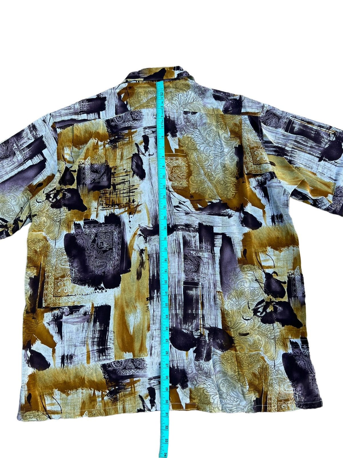Other Vintage Men’s Tenoras Japan Abstract Art Long Sleeve Shirt Size US XL / EU 56 / 4 - 5 Thumbnail