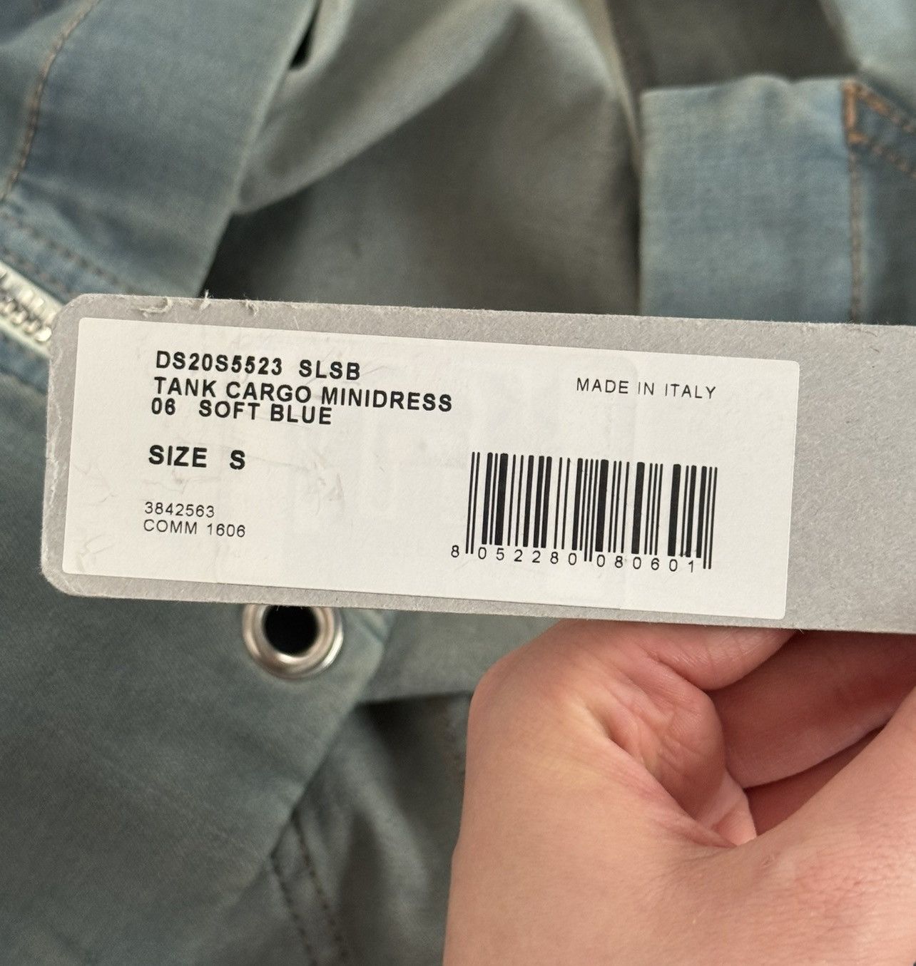 Rick Owens Drkshdw Rick Owens Denim Dress Size S / US 4 / IT 40 - 6 Thumbnail