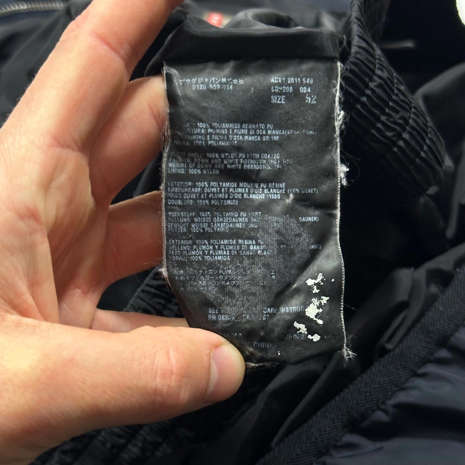 Prada Prada 2011 Red Tab Nylon Goose Down Puffer Jacket - IT52 (L) Size US L / EU 52-54 / 3 - 8 Thumbnail