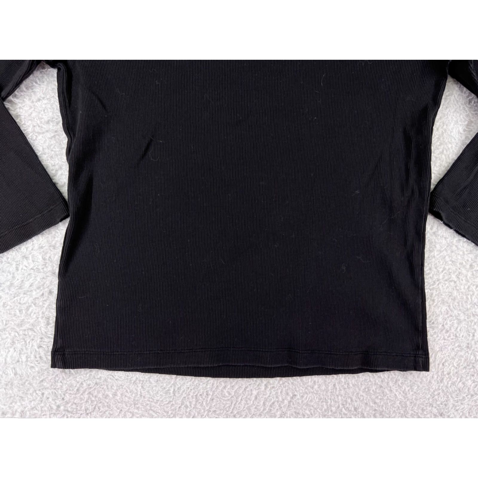 Ralph Lauren Lauren Ralph Lauren Shirt Juniors Medium Black Cotton Short Sleeve V-Neck Size M / US 6-8 / IT 42-44 - 7 Thumbnail