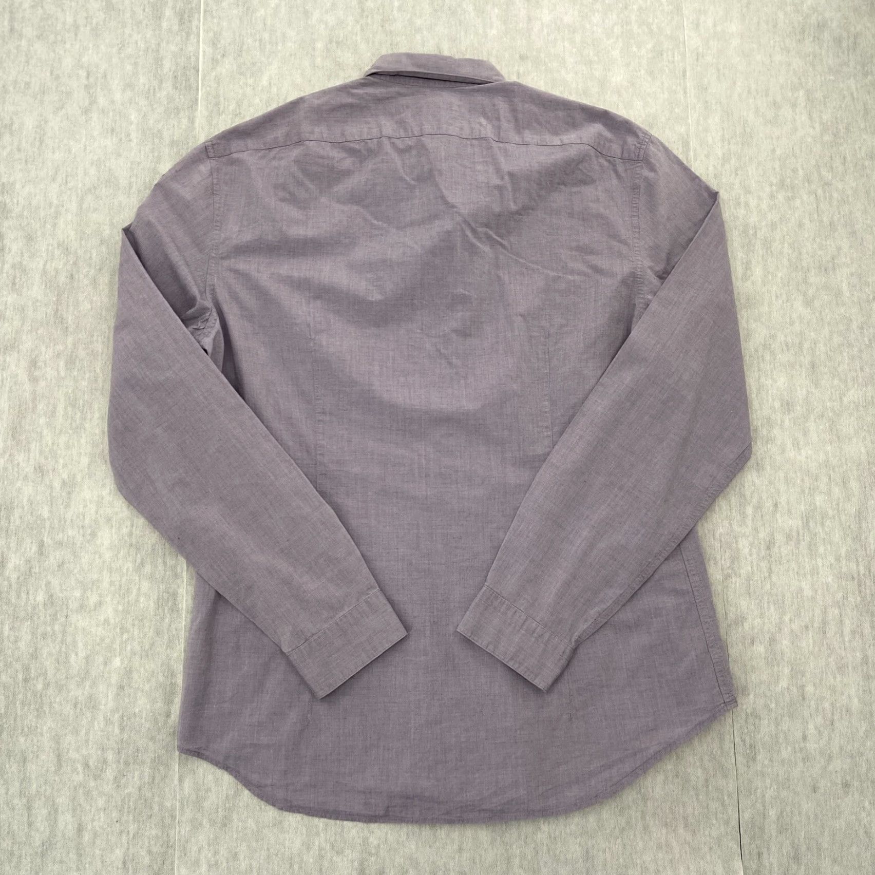 John Varvatos John Varvatos Button-Up Shirt Adult Small Purple Long Sleeve Cotton Mens S Size US S / EU 44-46 / 1 - 2 Thumbnail