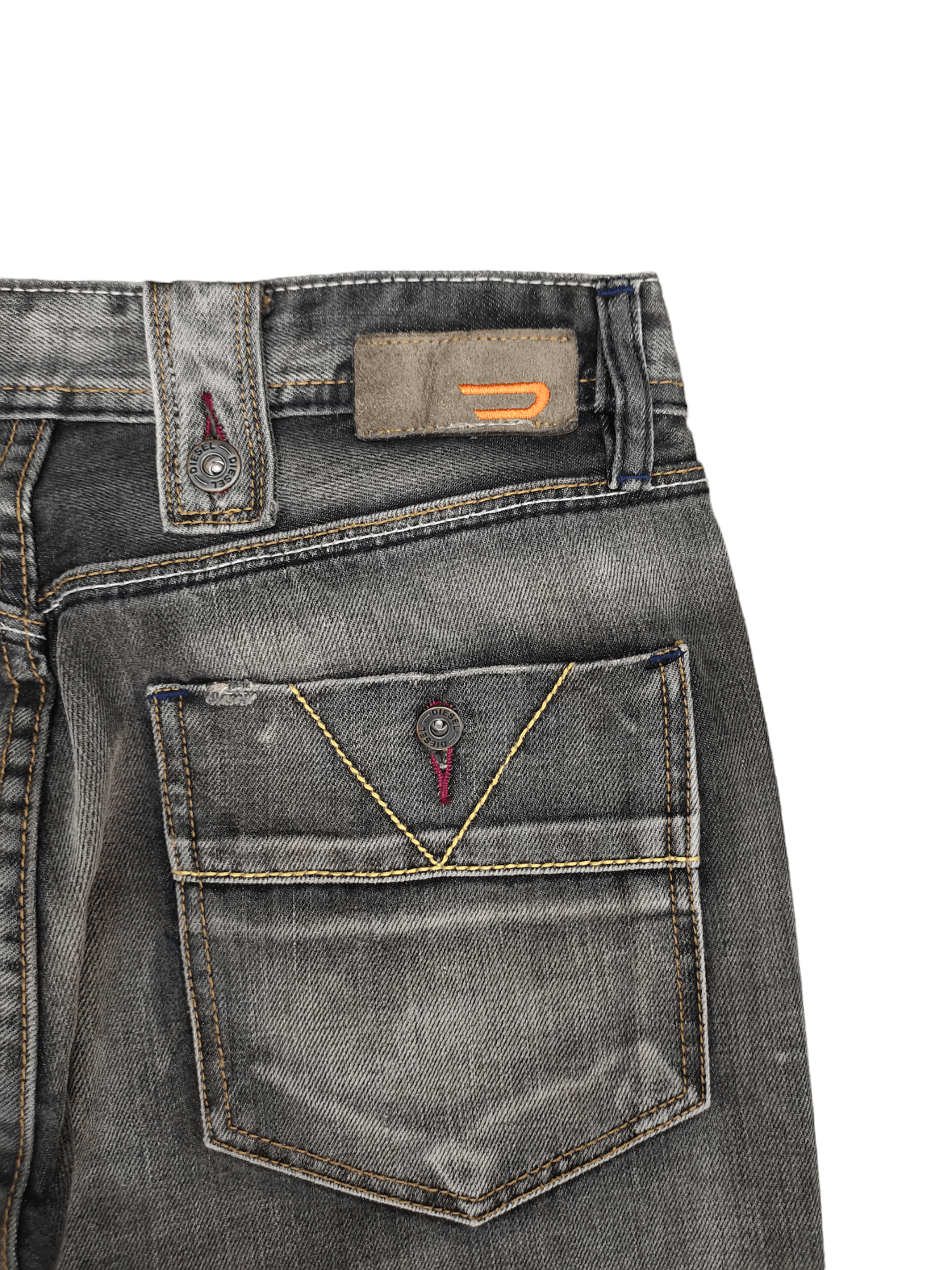 Diesel Wide Leg Jeans Diesel Stone Wash Denim Loose Y2k Streetwear Size US 31 - 5 Thumbnail