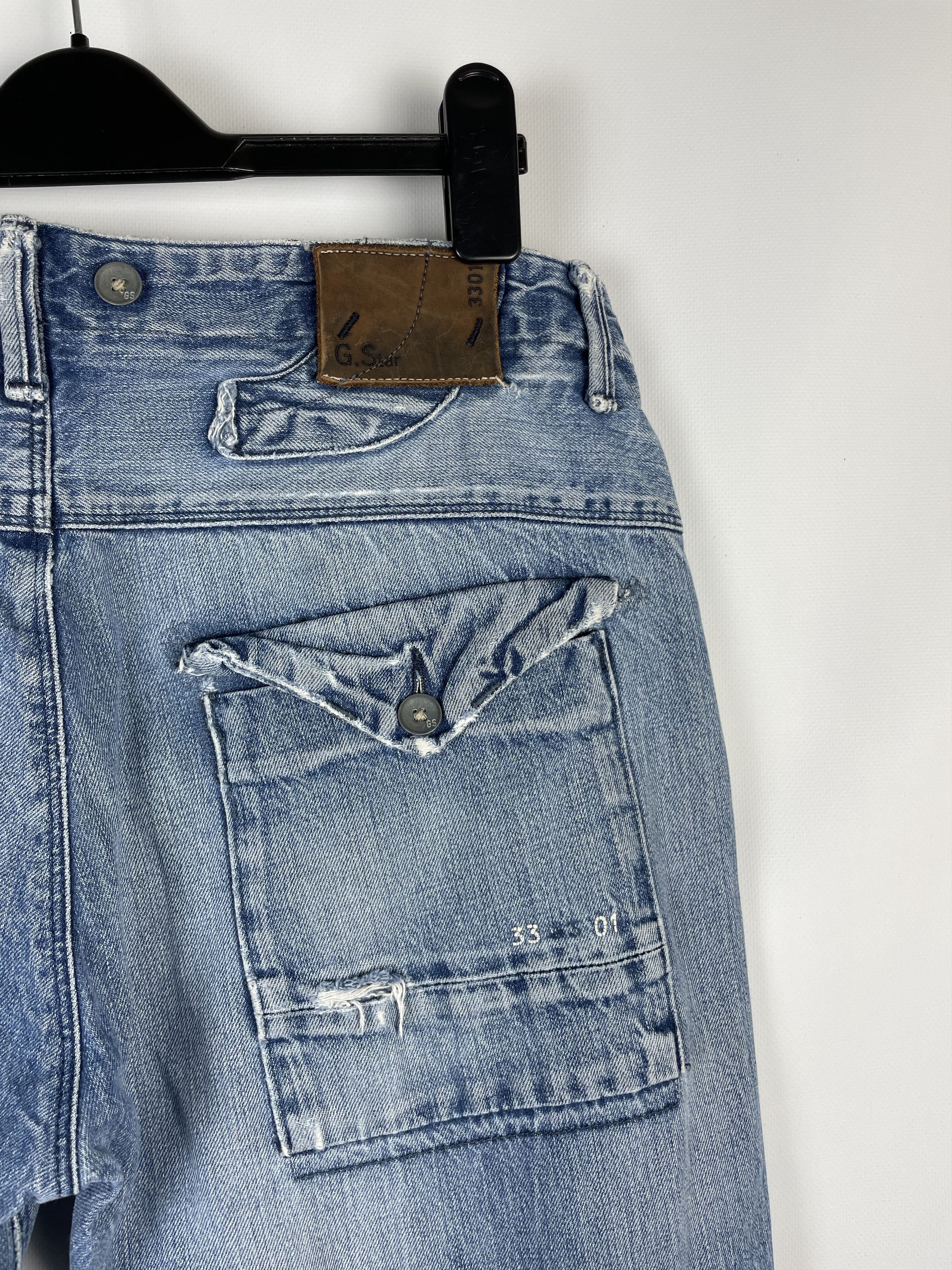 G-Star Vintage G-Star Raw Pants Double Knee Jeans Size US 33 - 4 Thumbnail