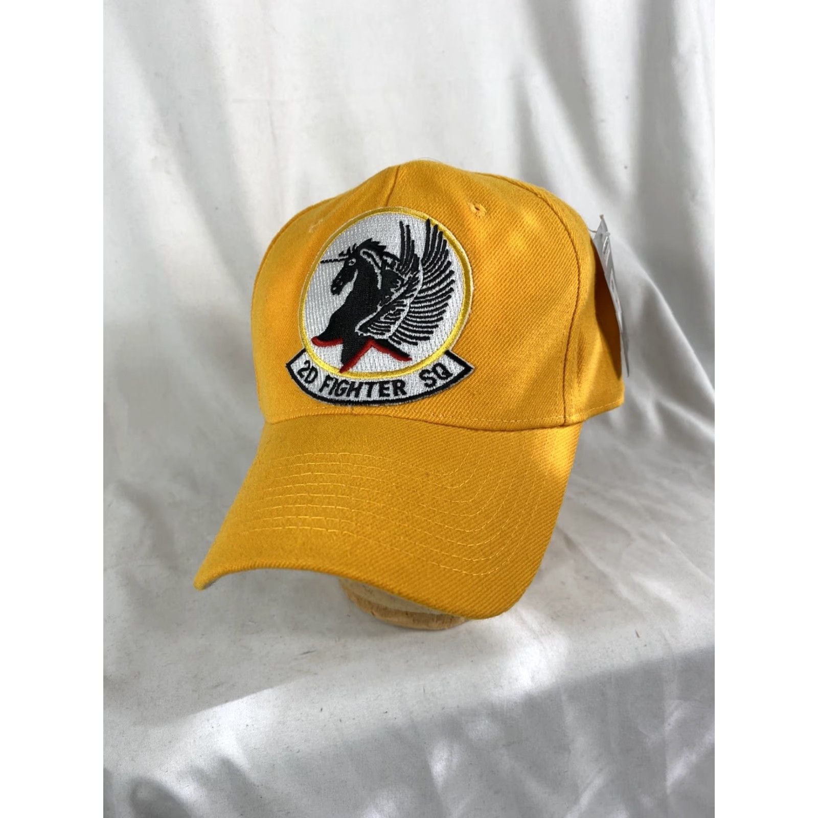 J Brand 2nd Fighter Squadron Fitted Cap Mens Size 7 5/8 Gold Brand New W/ Tag Size ONE SIZE - 2 Thumbnail