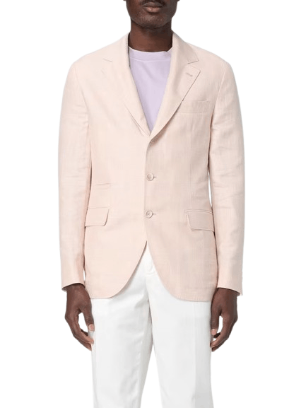 Brunello Cucinelli o1y0526 Single-breasted Blazer in Blush Size US M / EU 48-50 / 2 - 1 Thumbnail