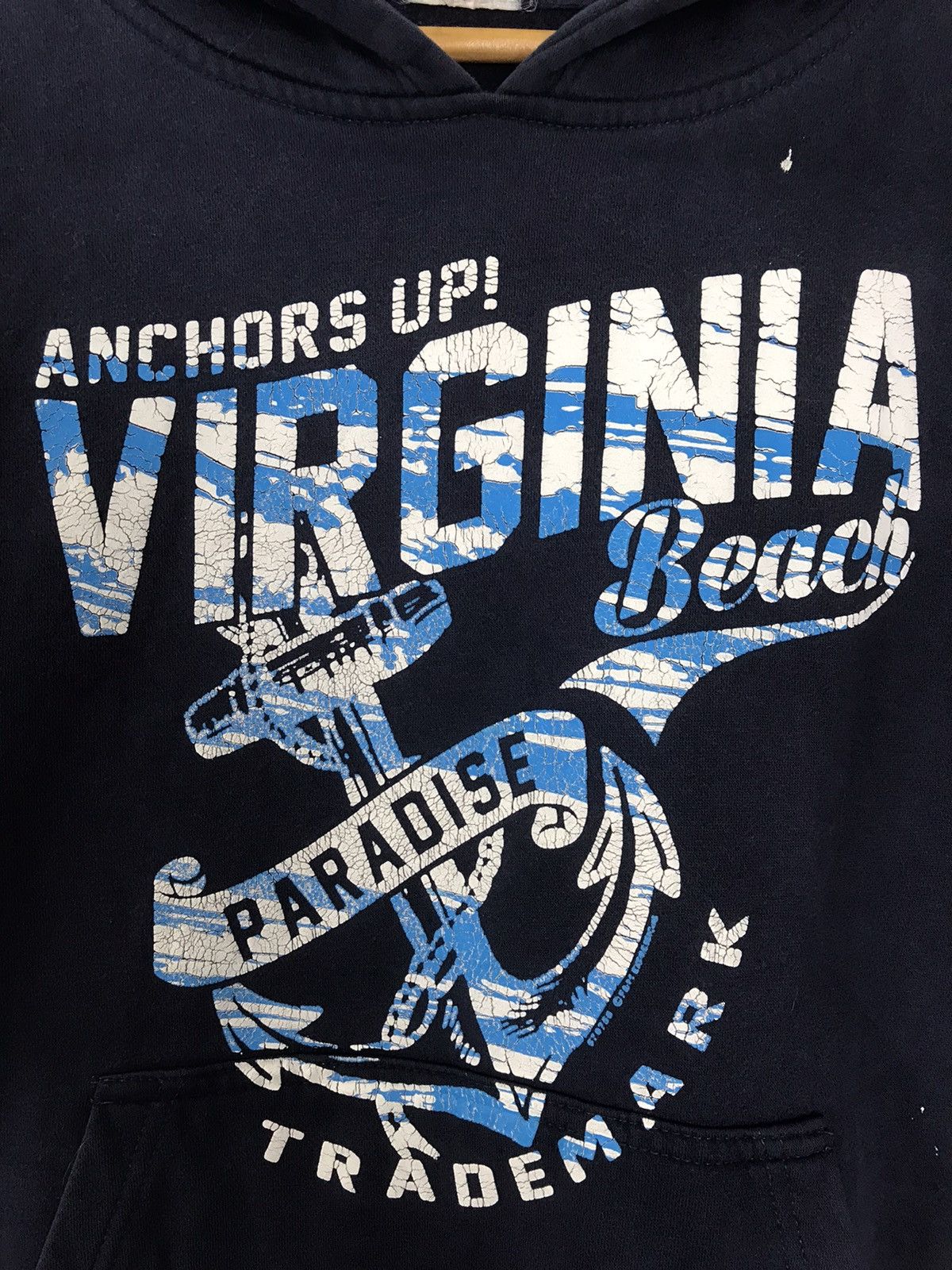 Vintage Vintage Virginia Beach hoodie Size US L / EU 52-54 / 3 - 3 Thumbnail