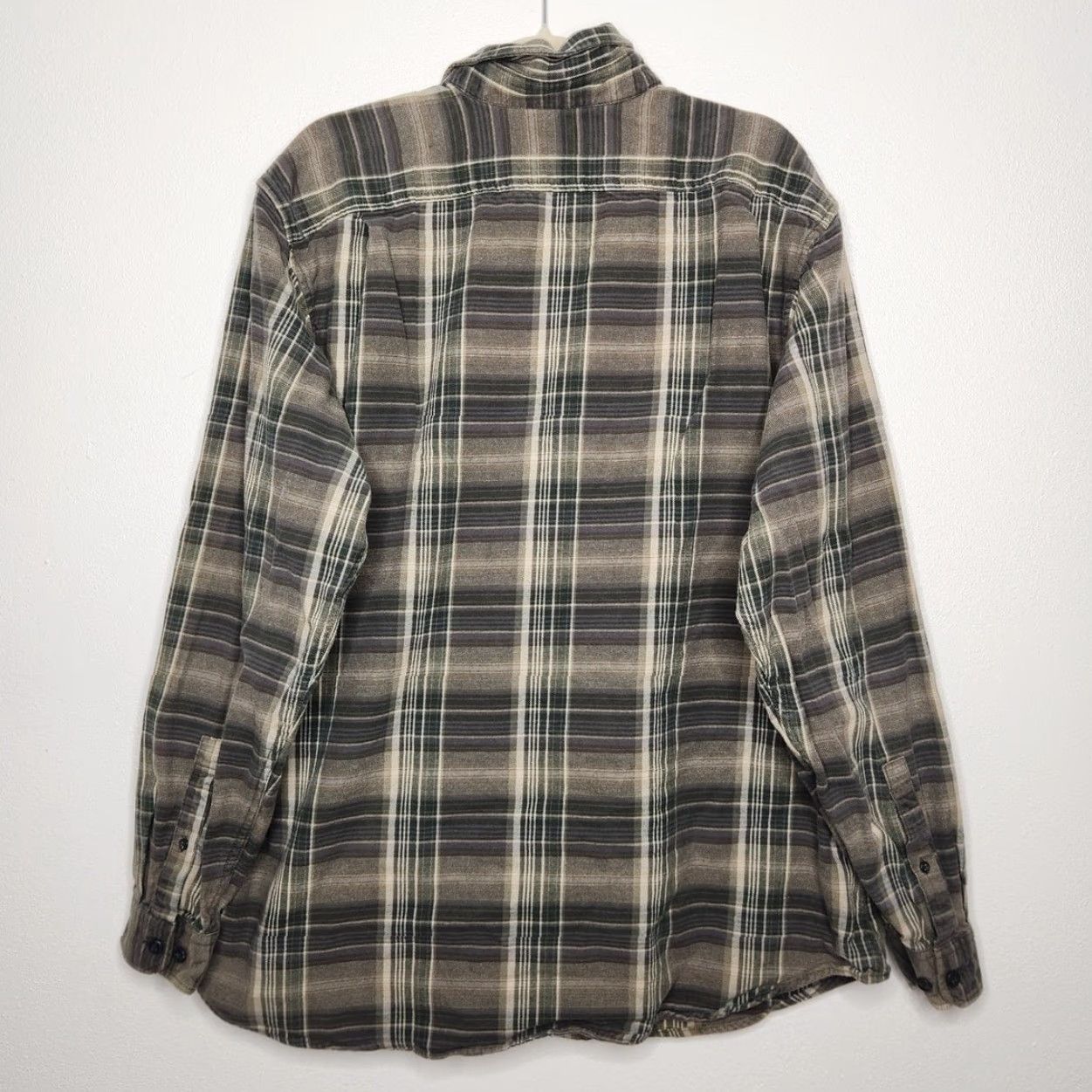 Eddie Bauer VINTAGE Eddie Bauer Plaid Flannel Button Oversized TXL Fall Autumn Skate Size US XL / EU 56 / 4 - 6 Thumbnail