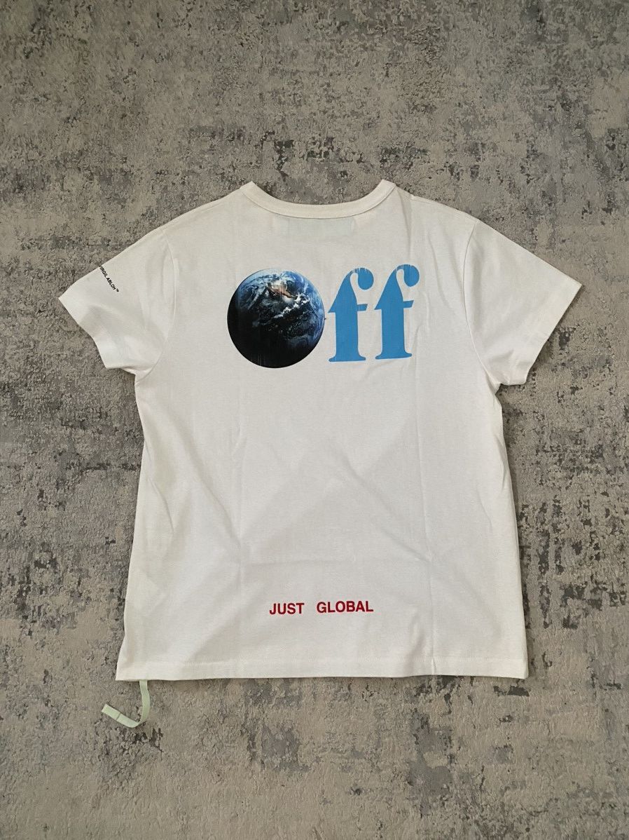 Kith × Off-White × Ronnie Fieg Off-White x Kith Just Global T Shirt Size US XS / EU 42 / 0 - 4 Thumbnail