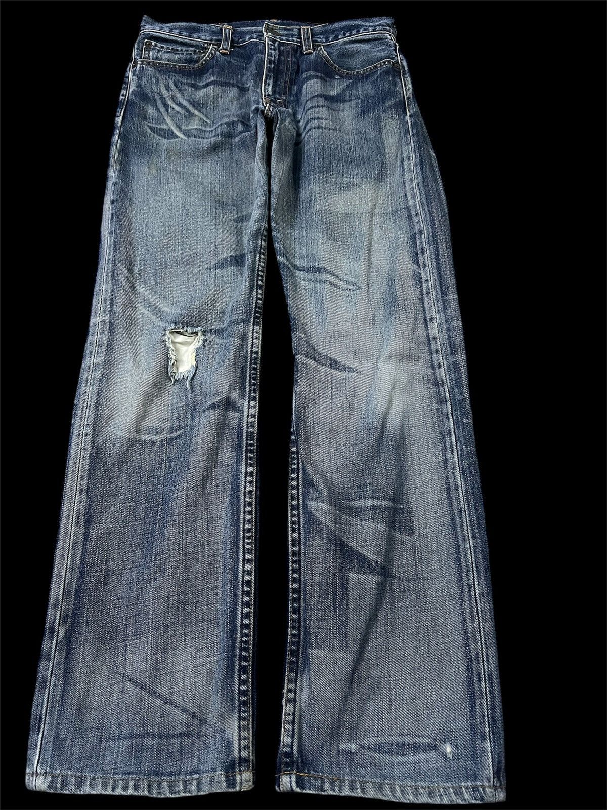 Levi's × Levi's Vintage Clothing VINTAGE LEVIS 505 DISTRESSED JEANS Size US 28 / EU 44 - 1 Thumbnail