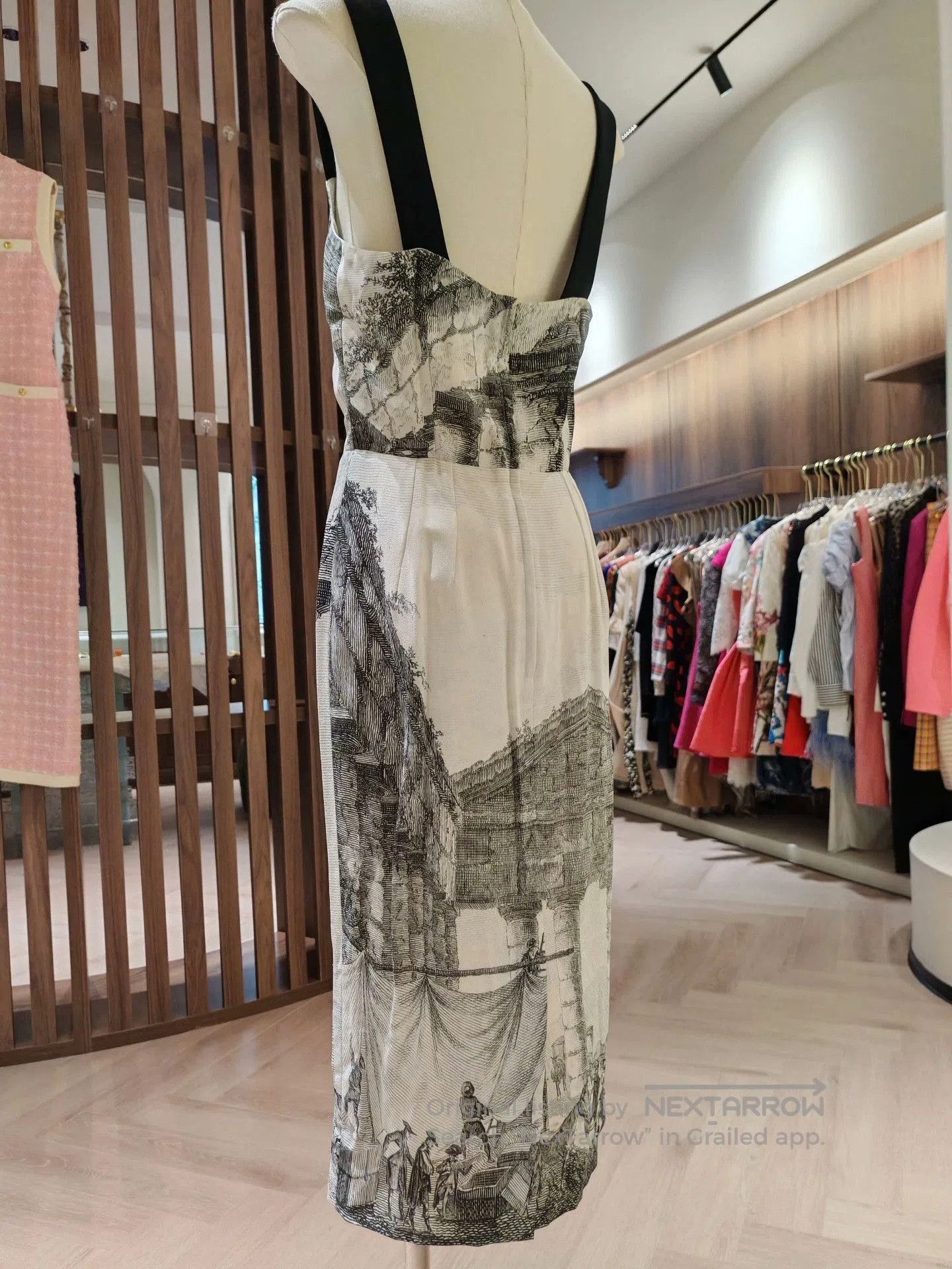 Dolce & Gabbana Dolce & Gabbana Ink Painting Dress. Size S / US 4 / IT 40 - 6 Thumbnail