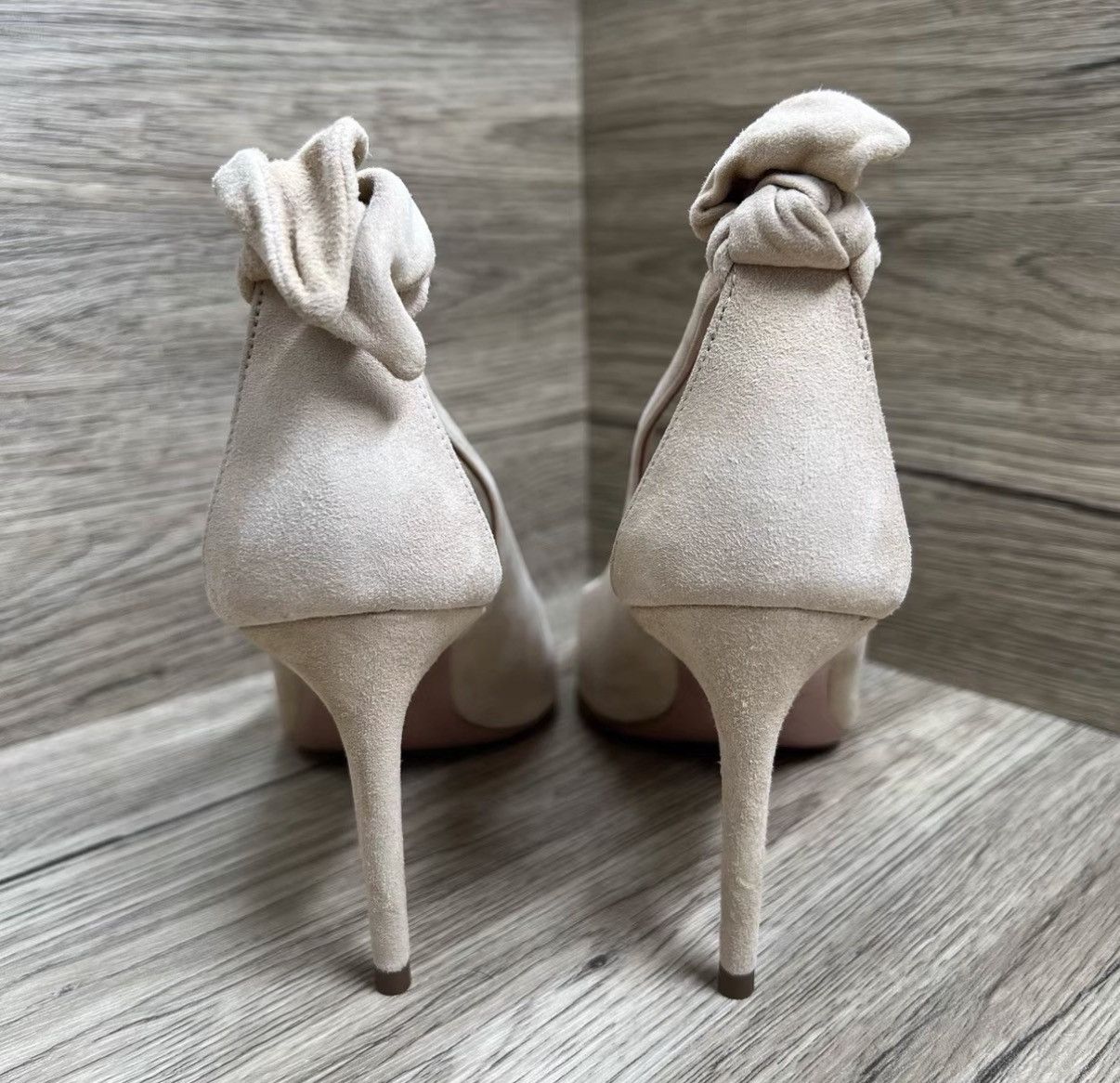 Aquazzura Aquazzura Nude High Heels J41 Size US 6 / IT 36 - 5 Thumbnail