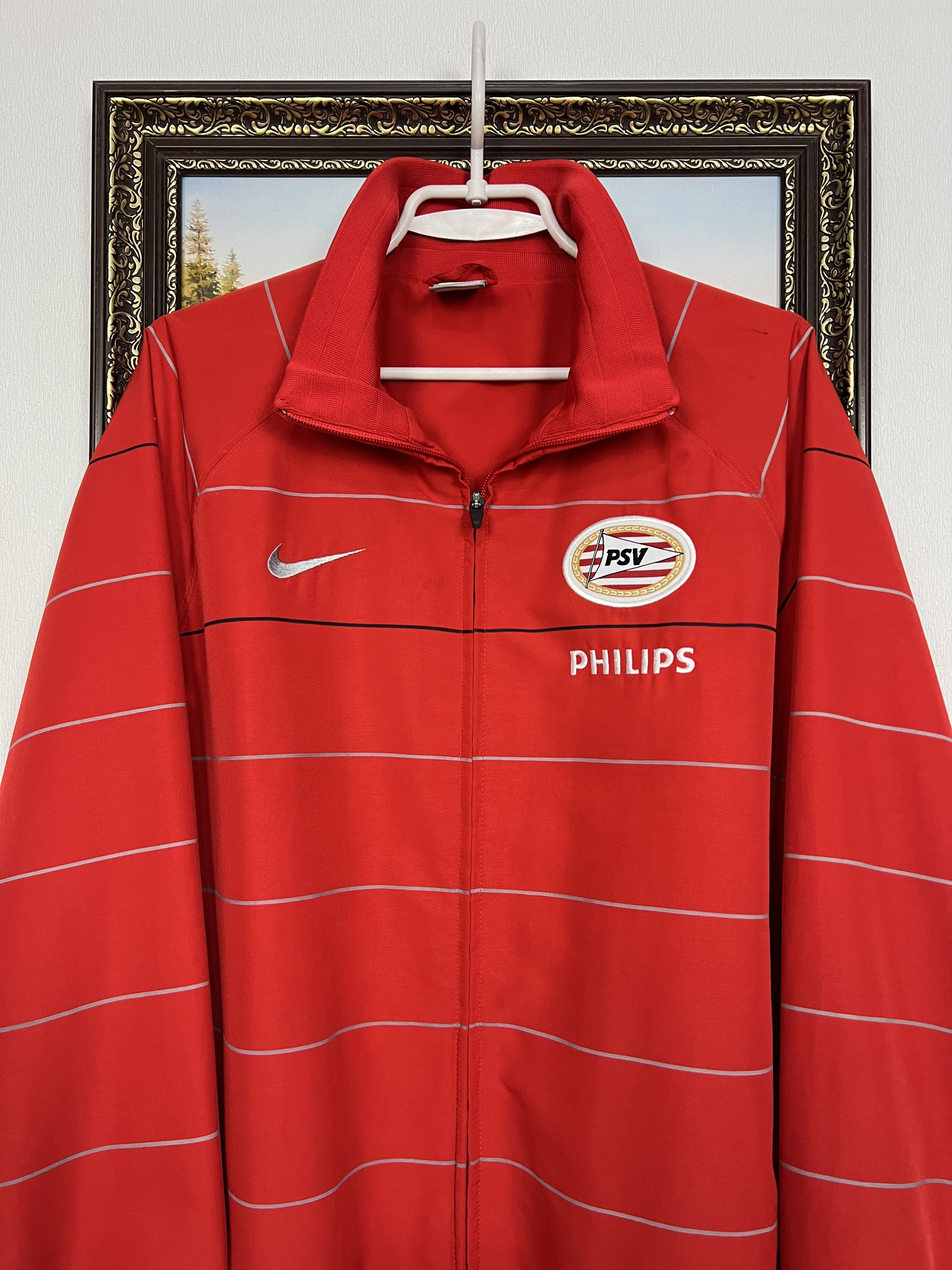 Nike Vintage PSV Eindhoven Football Jacket Soccer Track Top Rare Size US XL / EU 56 / 4 - 2 Thumbnail