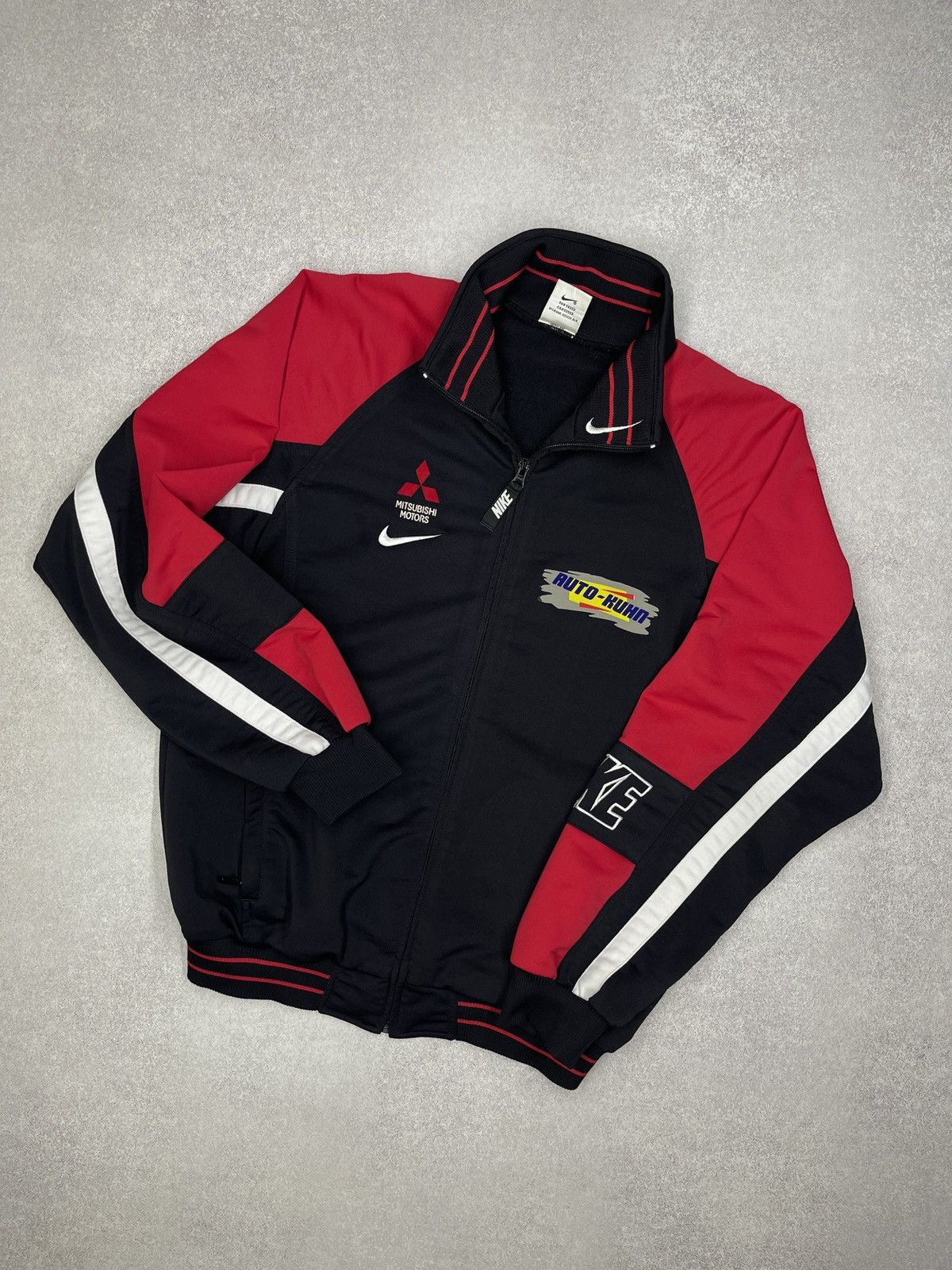 Nike Nike Racing Mitsubishi Motors Track Jacket Double Logo Size US S / EU 44-46 / 1 - 1 Thumbnail