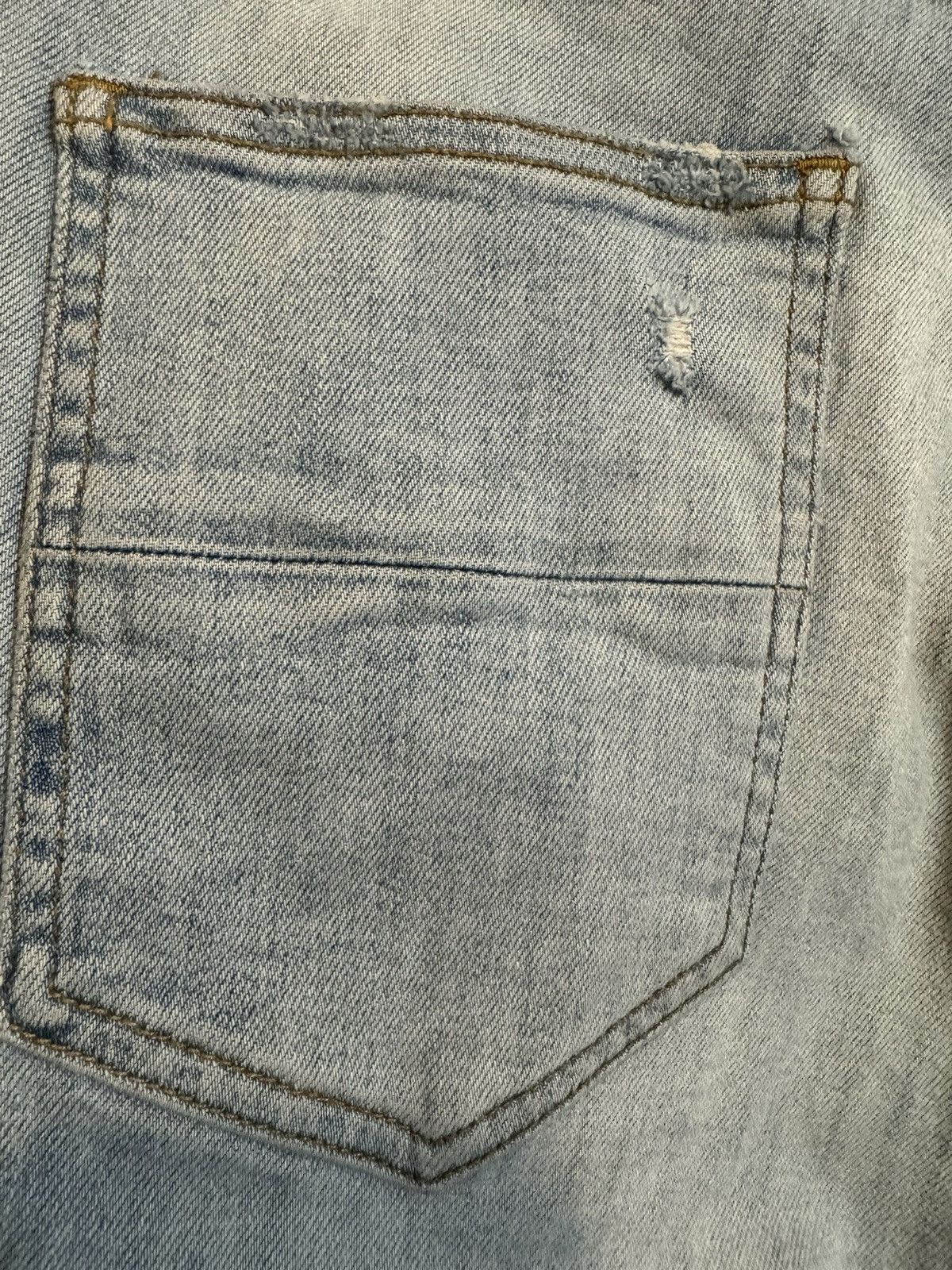 Amiri EUC Amiri Distressed Denim Skinny Jeans Size US 36 / EU 52 - 12 Thumbnail