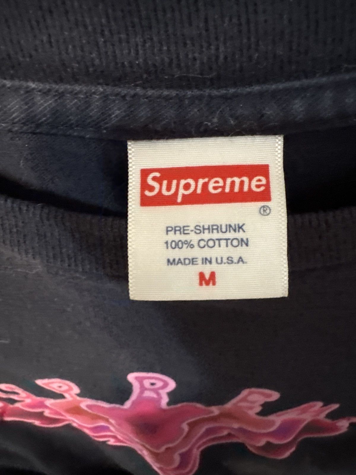Supreme Supreme navy "Cloud" T shirt Size US M / EU 48-50 / 2 - 2 Thumbnail