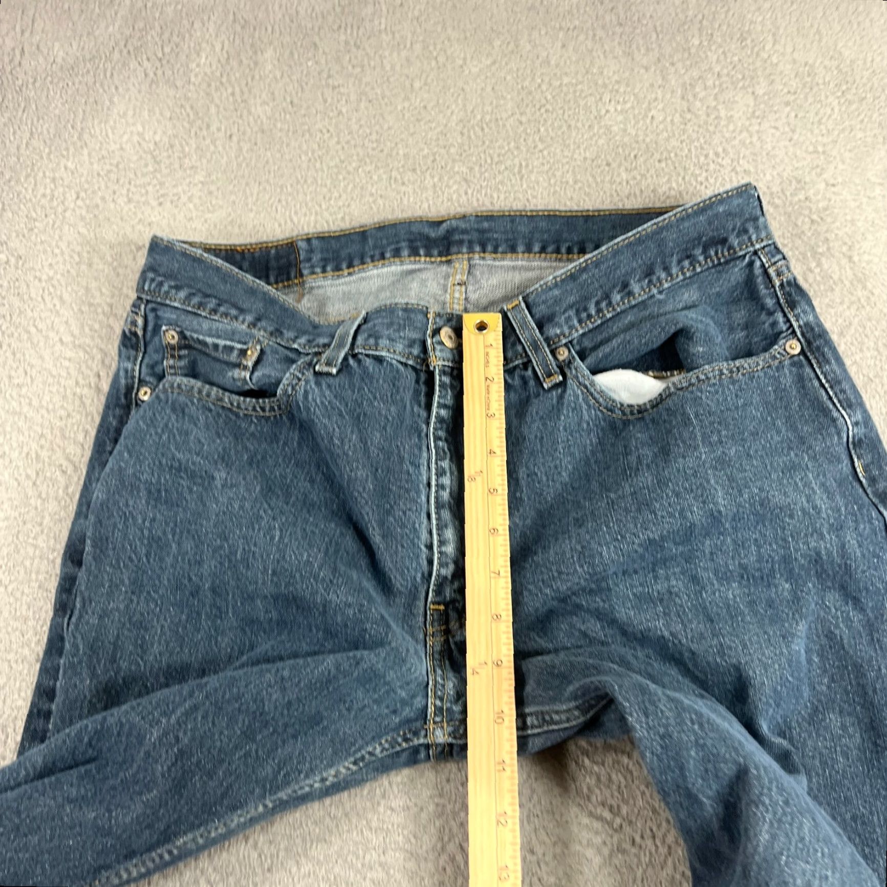 Levi's Levi’s Men’s 559 Relaxed Straight Jeans 36x34 Blue Denim Cotton Blend 5-Pocket Design Regular Mens Straight Jeans Size US 36 / EU 52 - 4 Thumbnail