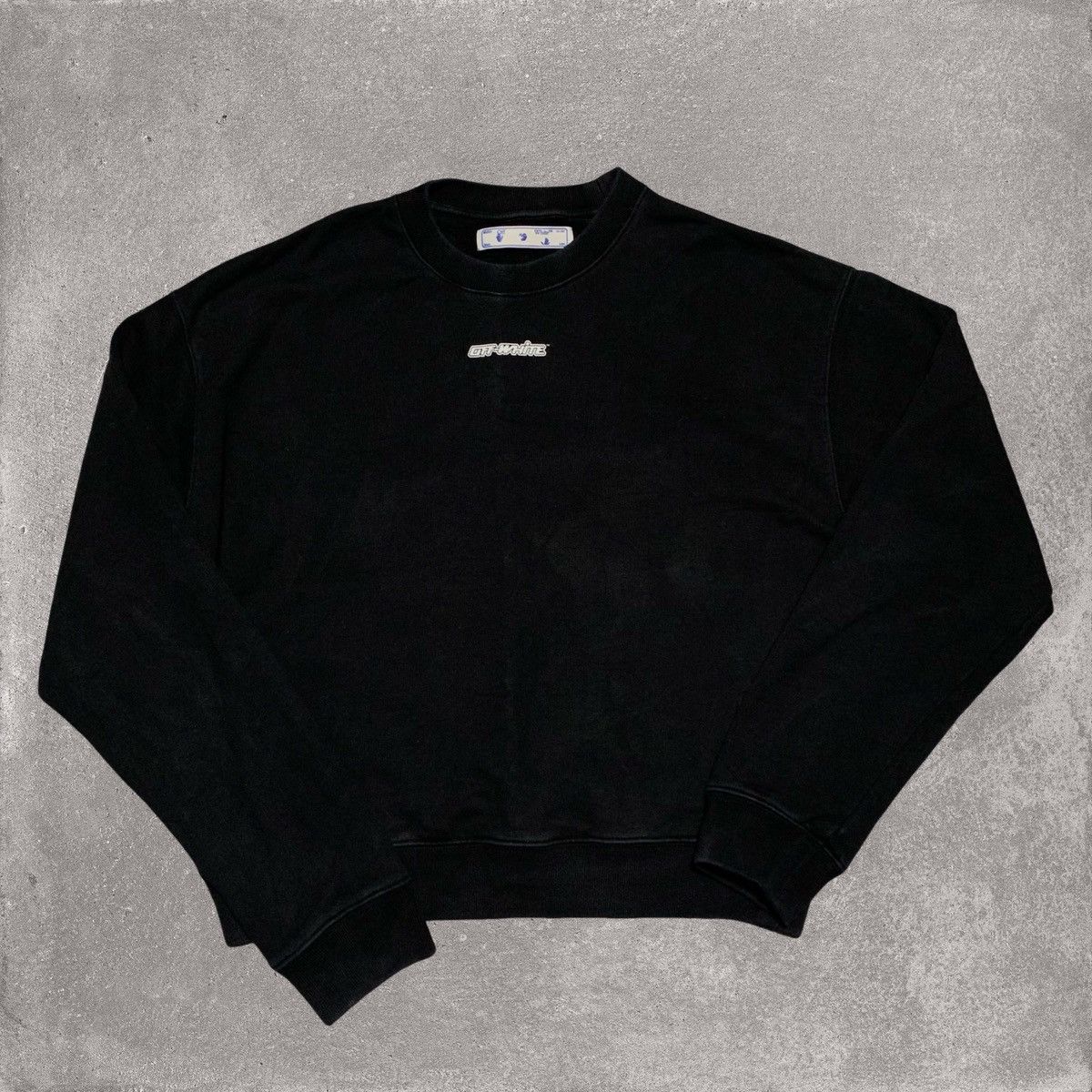 Off-White Off White Medium Pink Marker Arrow Black Sweatshirt Crewneck Size US M / EU 48-50 / 2 - 2 Thumbnail