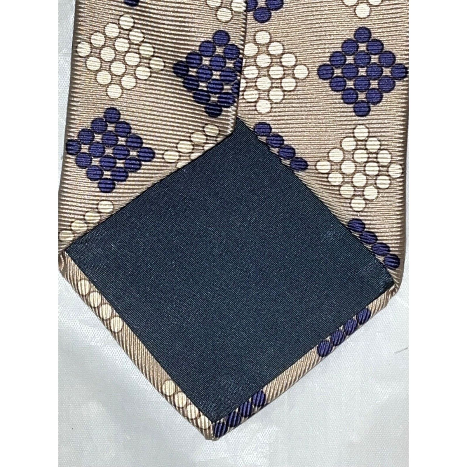 Other Philippe Vendome Paris Silk Tie ~ Gray & Blue ~ Necktie Size ONE SIZE - 4 Thumbnail