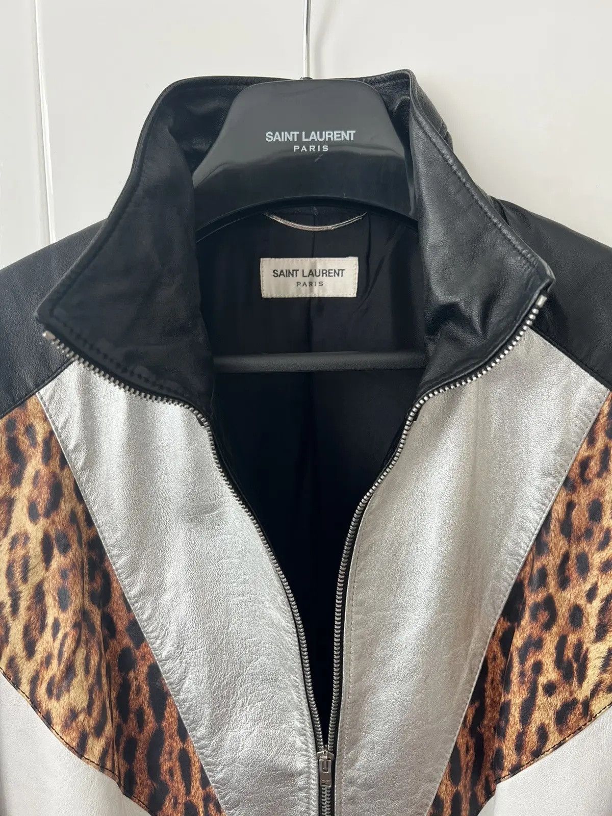 Saint Laurent Paris Surf sound leather jacket Size US M / EU 48-50 / 2 - 2 Thumbnail
