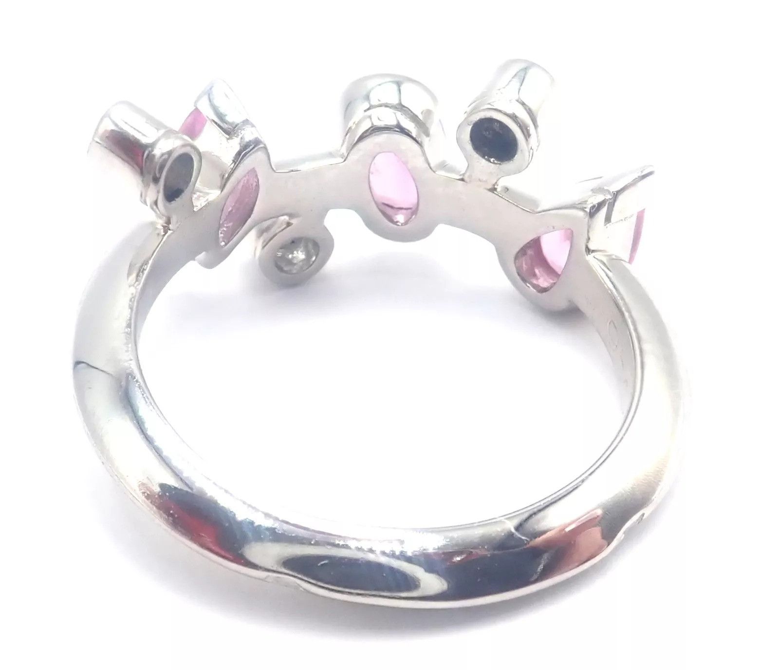 Cartier Cartier Meli Melo Platinum Diamond Pink Sapphire Band Ring Size ONE SIZE - 6 Thumbnail