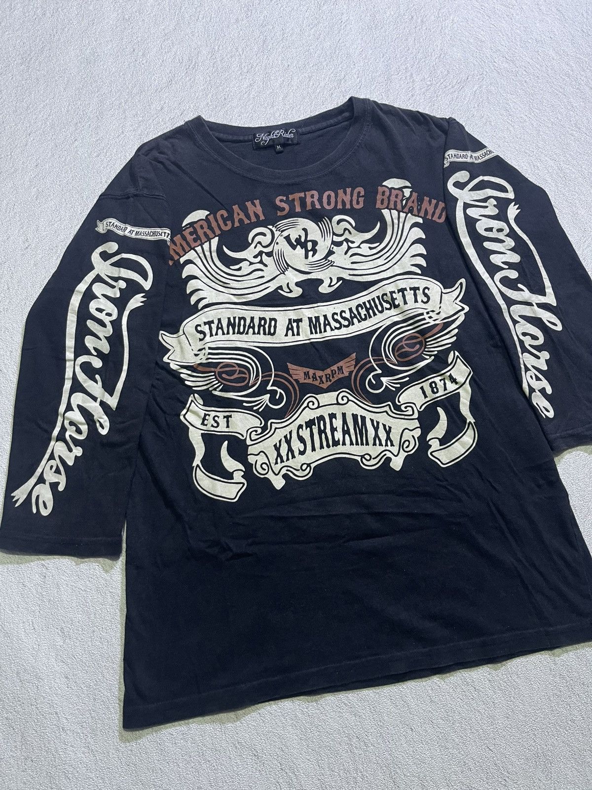 Hysteric Glamour Y2K NIGHT RIDER long tshirt vintage style Size US M / EU 48-50 / 2 - 2 Thumbnail