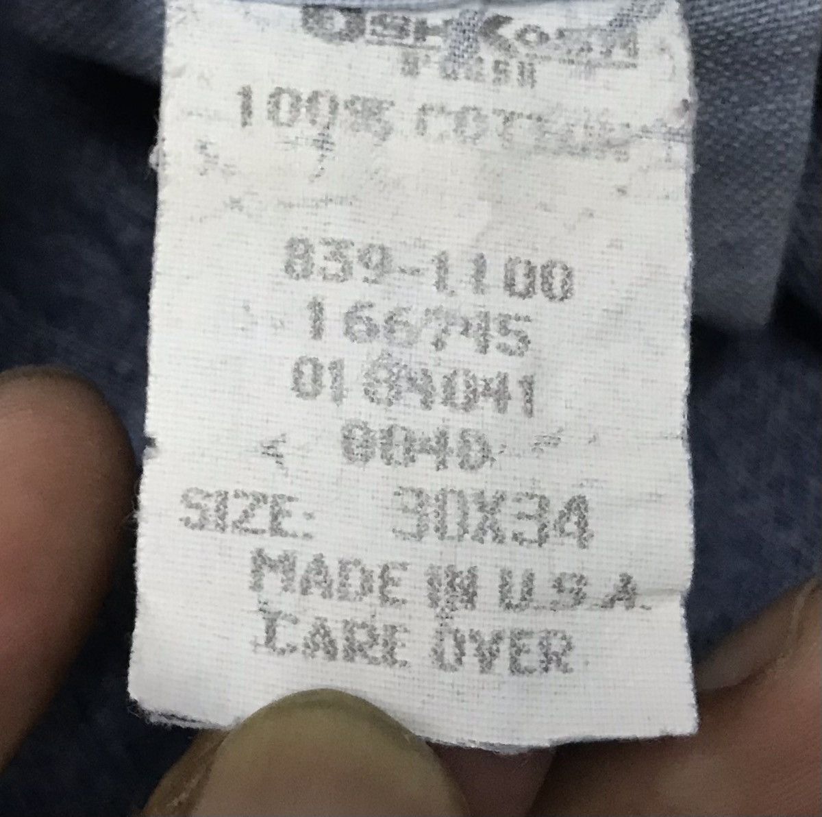 Oshkosh Vintage OSHKOSH Made In Usa Overall Size US 32 / EU 48 - 16 Thumbnail