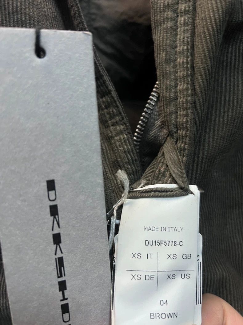 Rick Owens rick Owens Brown corduroy jacket Size US XS / EU 42 / 0 - 6 Thumbnail