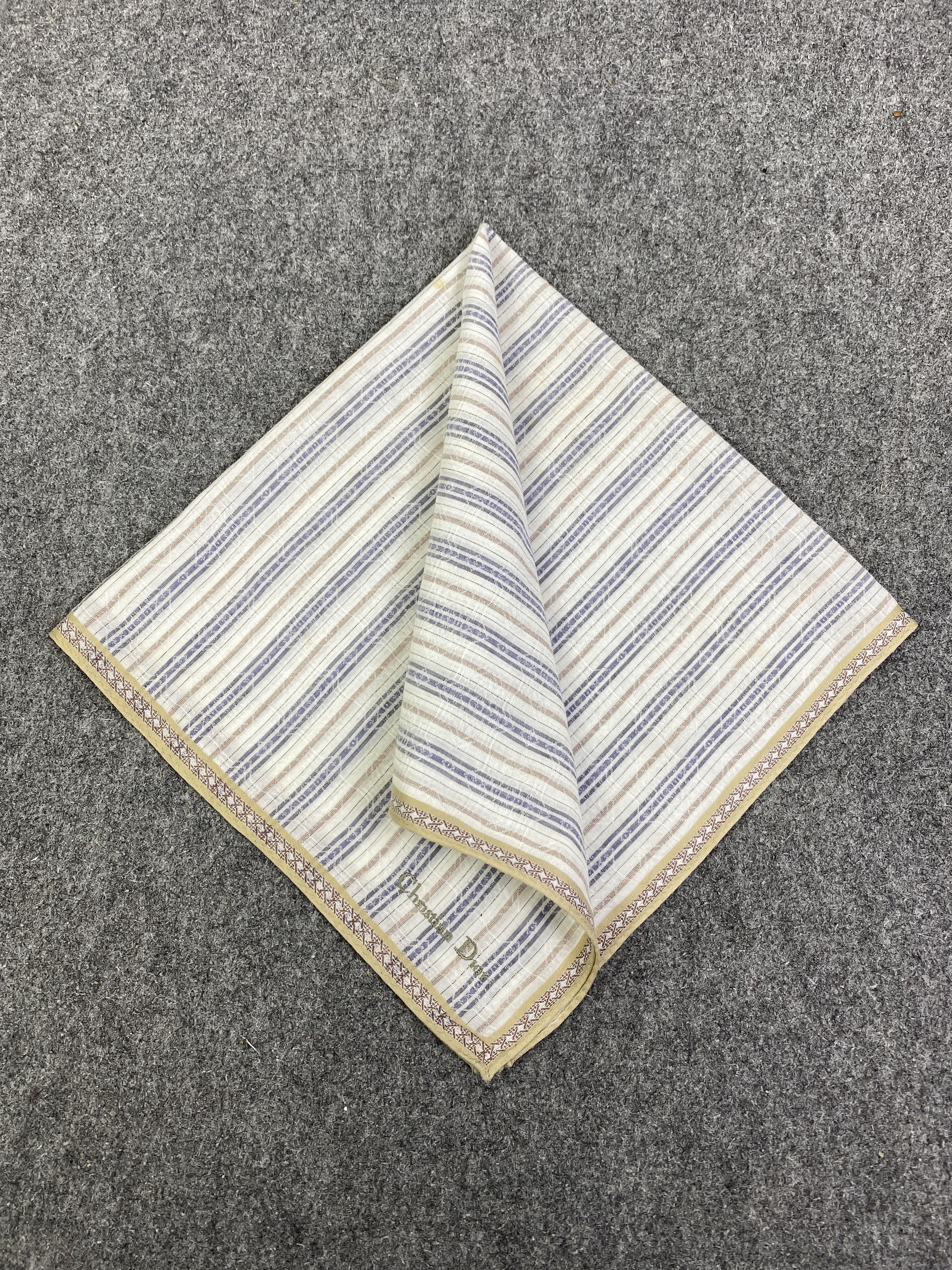 Christian Dior Monsieur Vintage Christian Dior Handkerchief / Neckerchief HKC1077 Size ONE SIZE - 3 Thumbnail