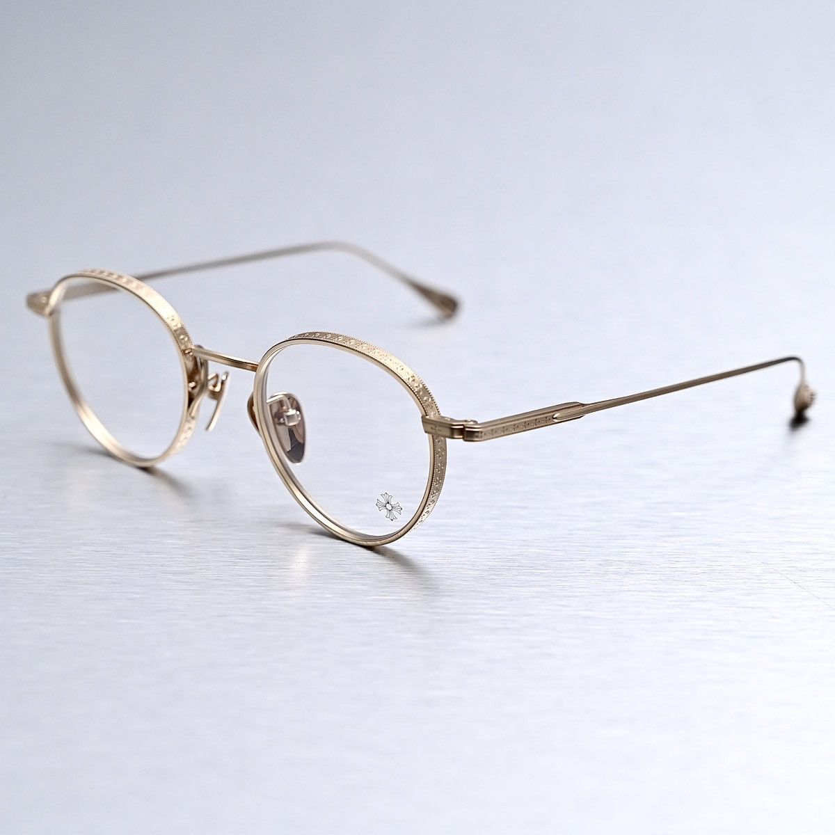 Chrome Hearts CHROME HEARTS THICK GOLD PLATED/ MATTE GOLD PLATED GLASSES Size ONE SIZE - 2 Thumbnail