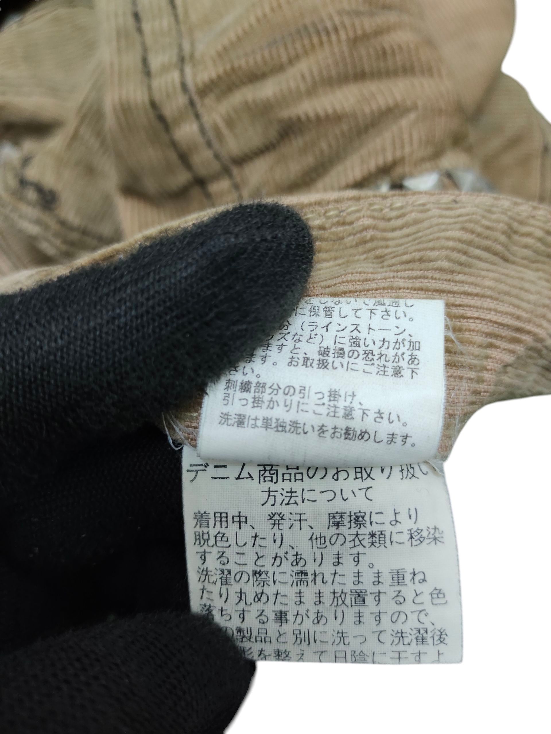 Tornado Mart Japanese Brand Xfrm Studded Corduroy Flare Denim Pants Size US 29 - 14 Thumbnail