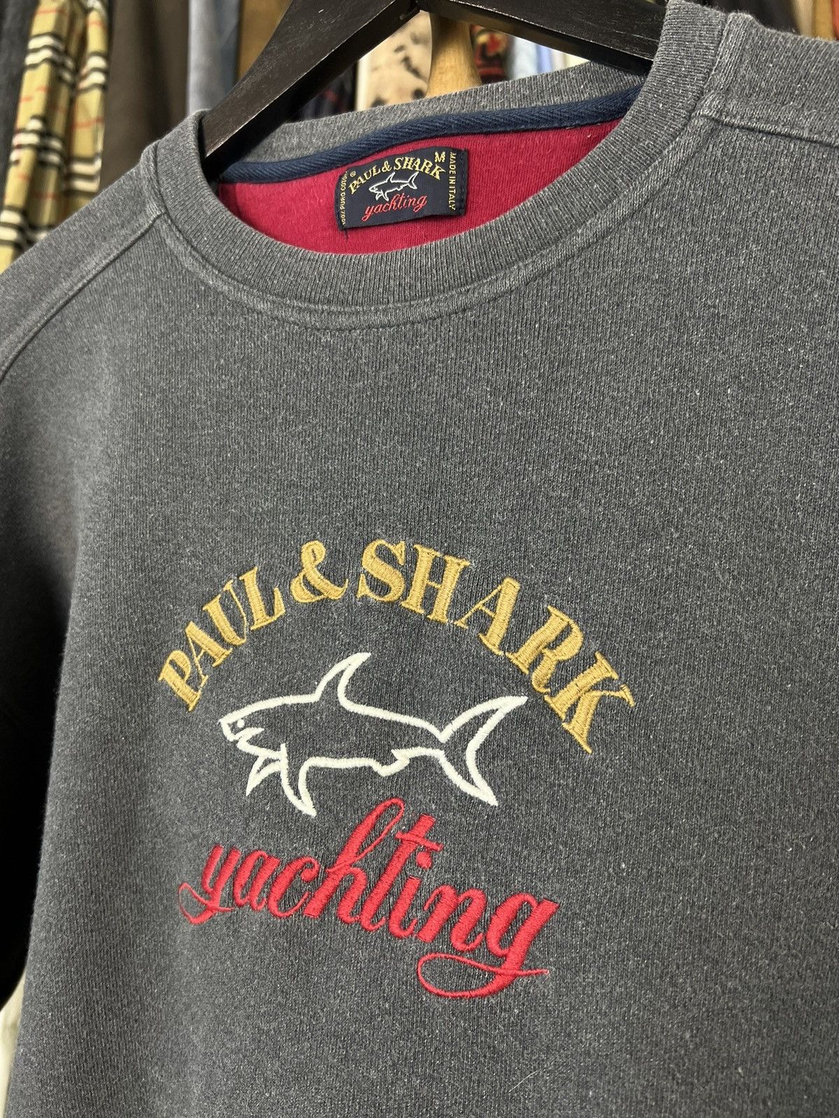 Paul & Shark Vintage Paul Shark Sweatshirt Size S - M Size US M / EU 48-50 / 2 - 2 Thumbnail