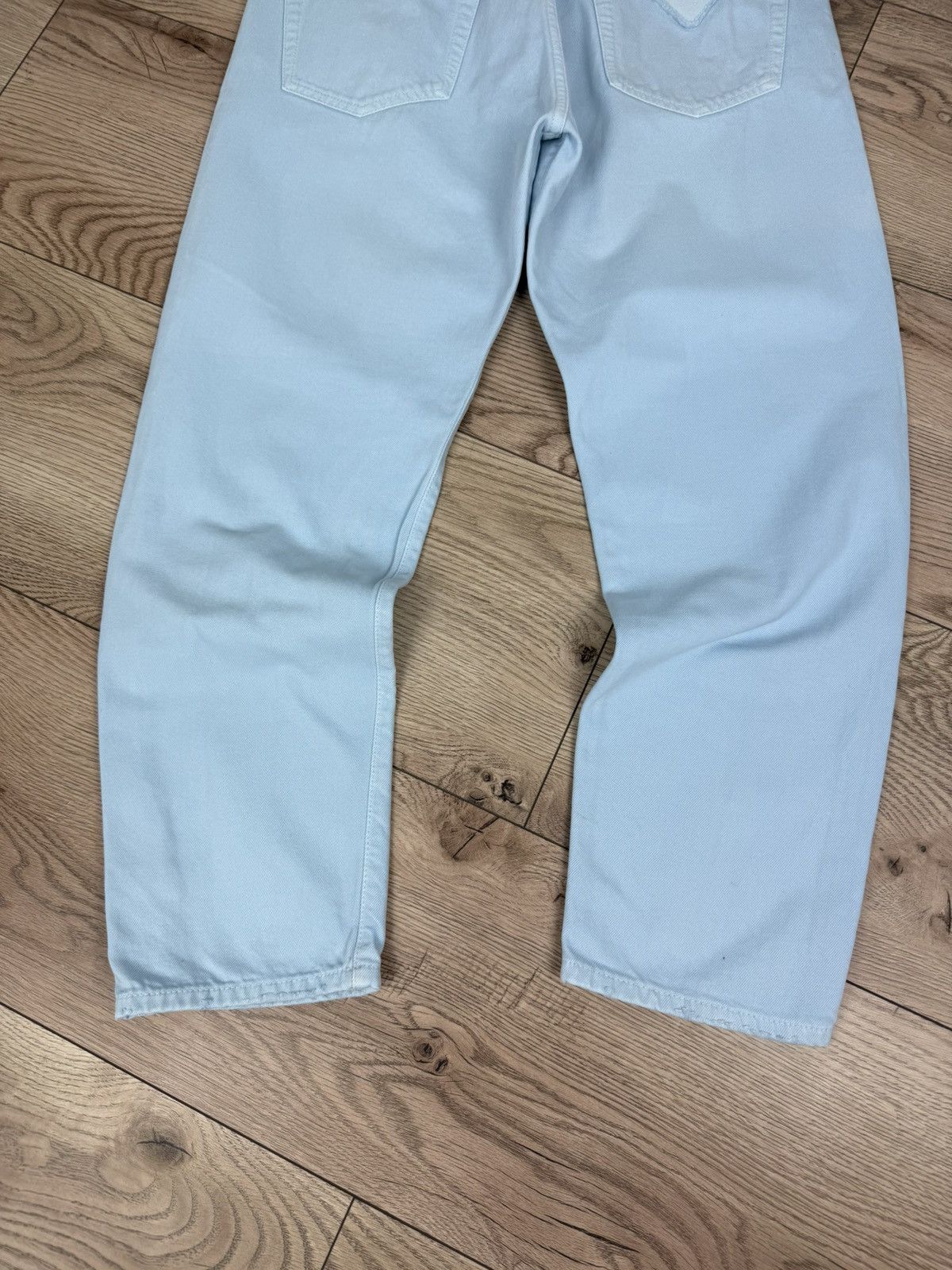 Prada Prada Logo Cotton Blue Pants Size US 34 / EU 50 - 2 Thumbnail