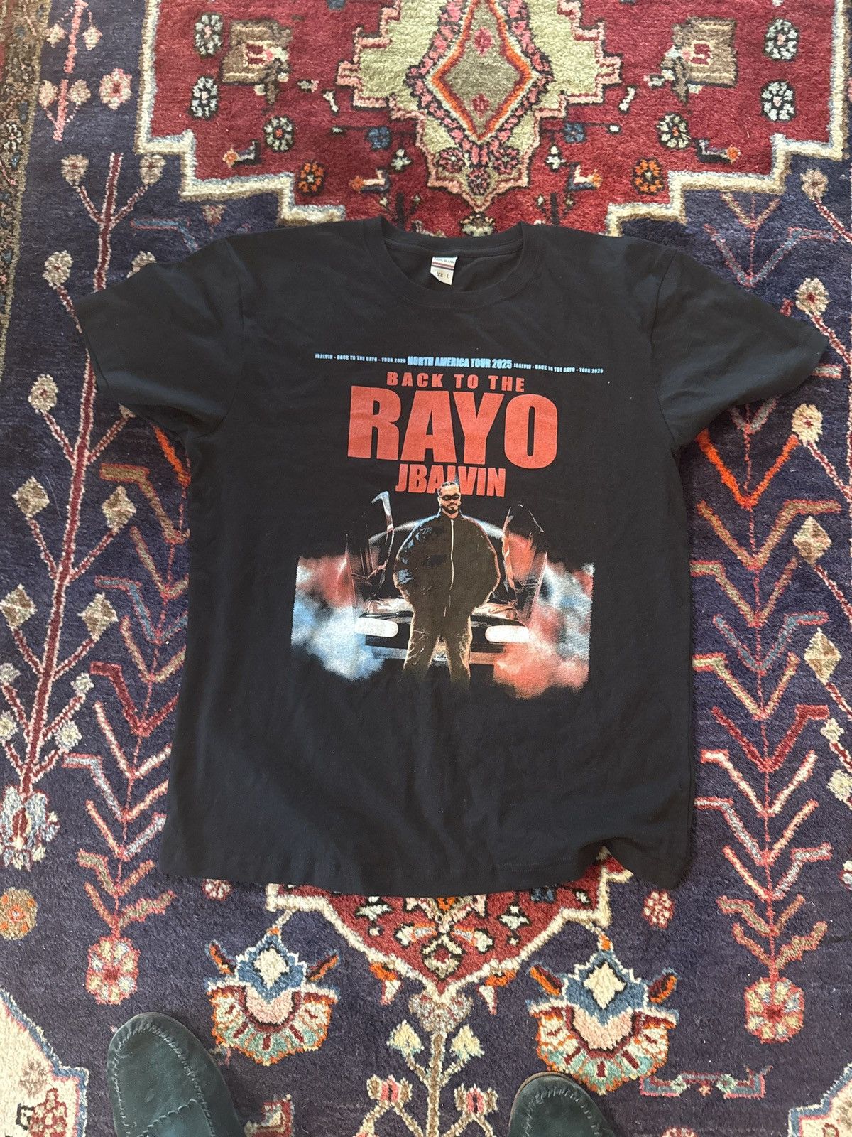 Band Tees J Balvin Back to the Rayo North America tour 2025 Size US L / EU 52-54 / 3 - 4 Thumbnail