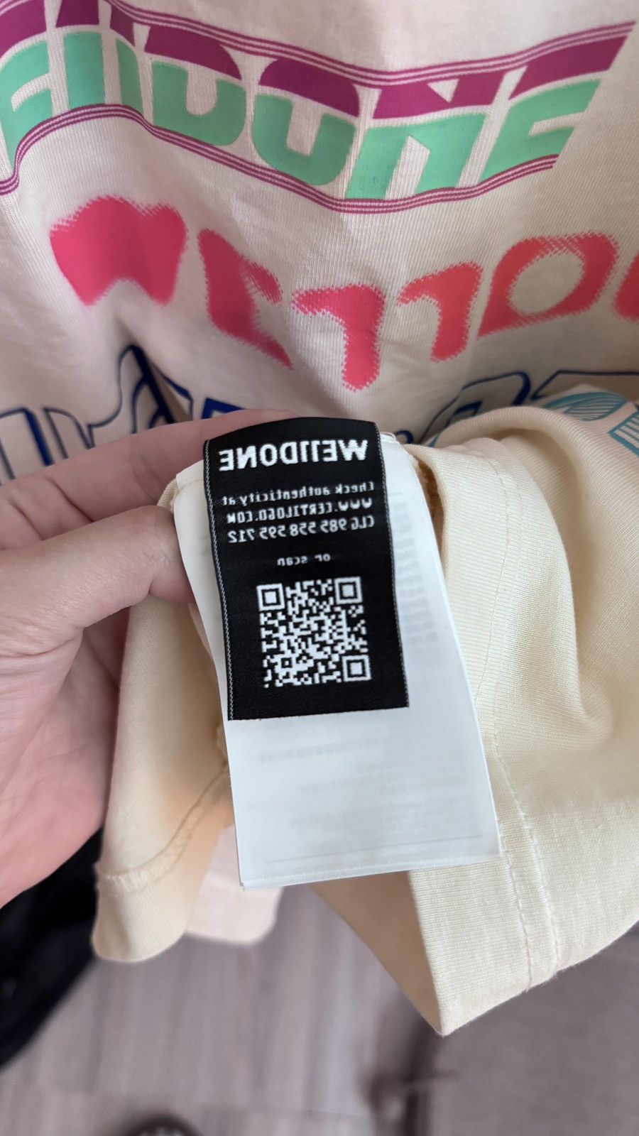 WE11DONE WE11DONE WELLDONE Yellow/Beige Printed T-Shirt Size US S / EU 44-46 / 1 - 8 Thumbnail
