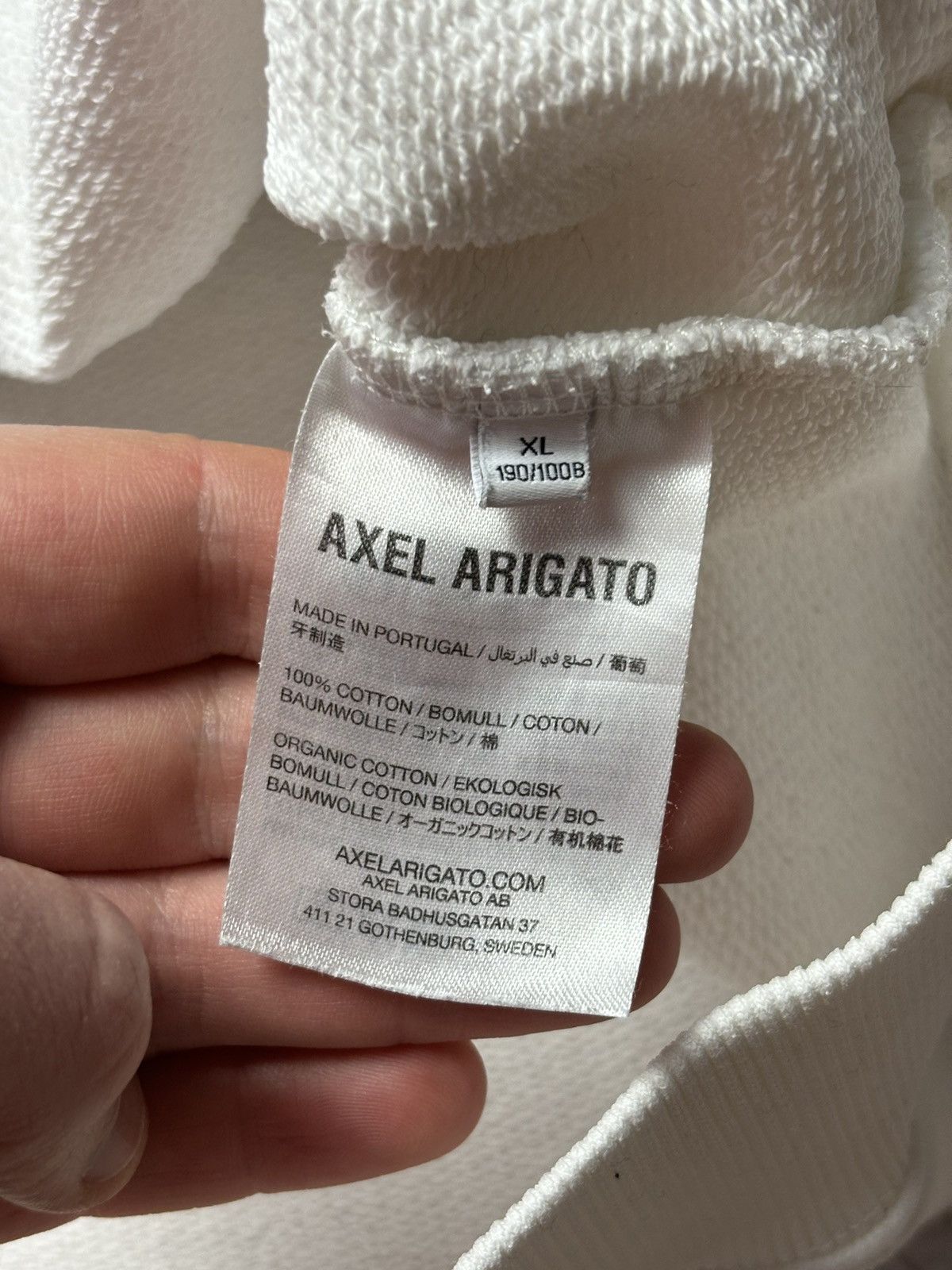 Axel Arigato Axel Arigato Men’s Adults White Pullover Oversize Hoodie XL Size US XL / EU 56 / 4 - 8 Thumbnail