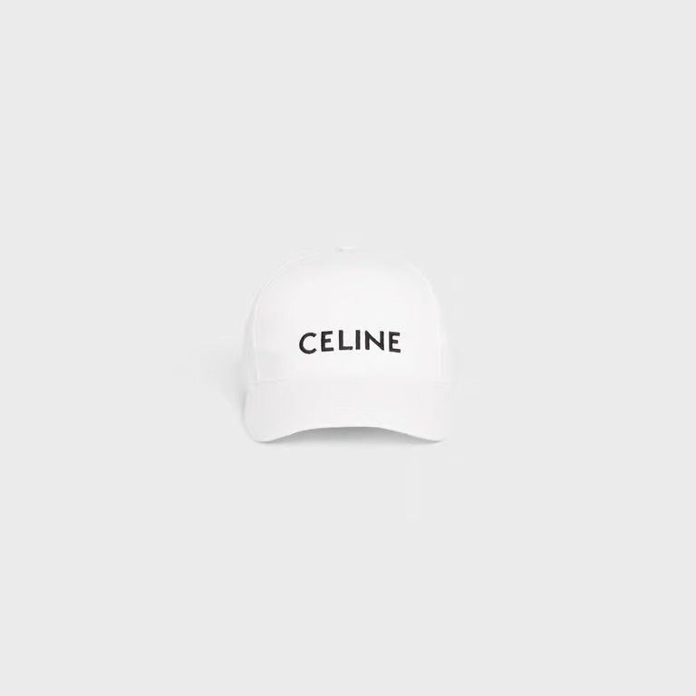 Celine o1bcso1str0326 2AUS9969P Size: OS / Cat / Hat in White Size ONE SIZE - 2 Thumbnail