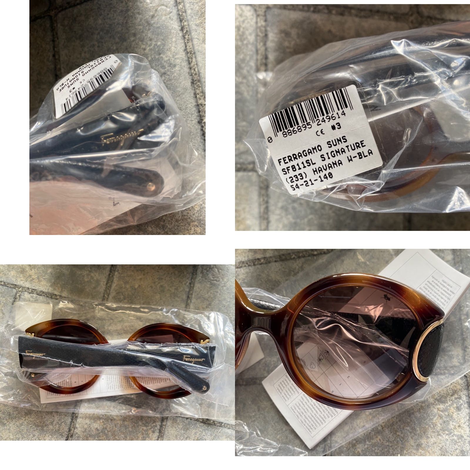 Salvatore Ferragamo VINTAGE Salvatore Ferragamo Signature Sunglasses SF811SL Women’s NWT Size ONE SIZE - 9 Thumbnail