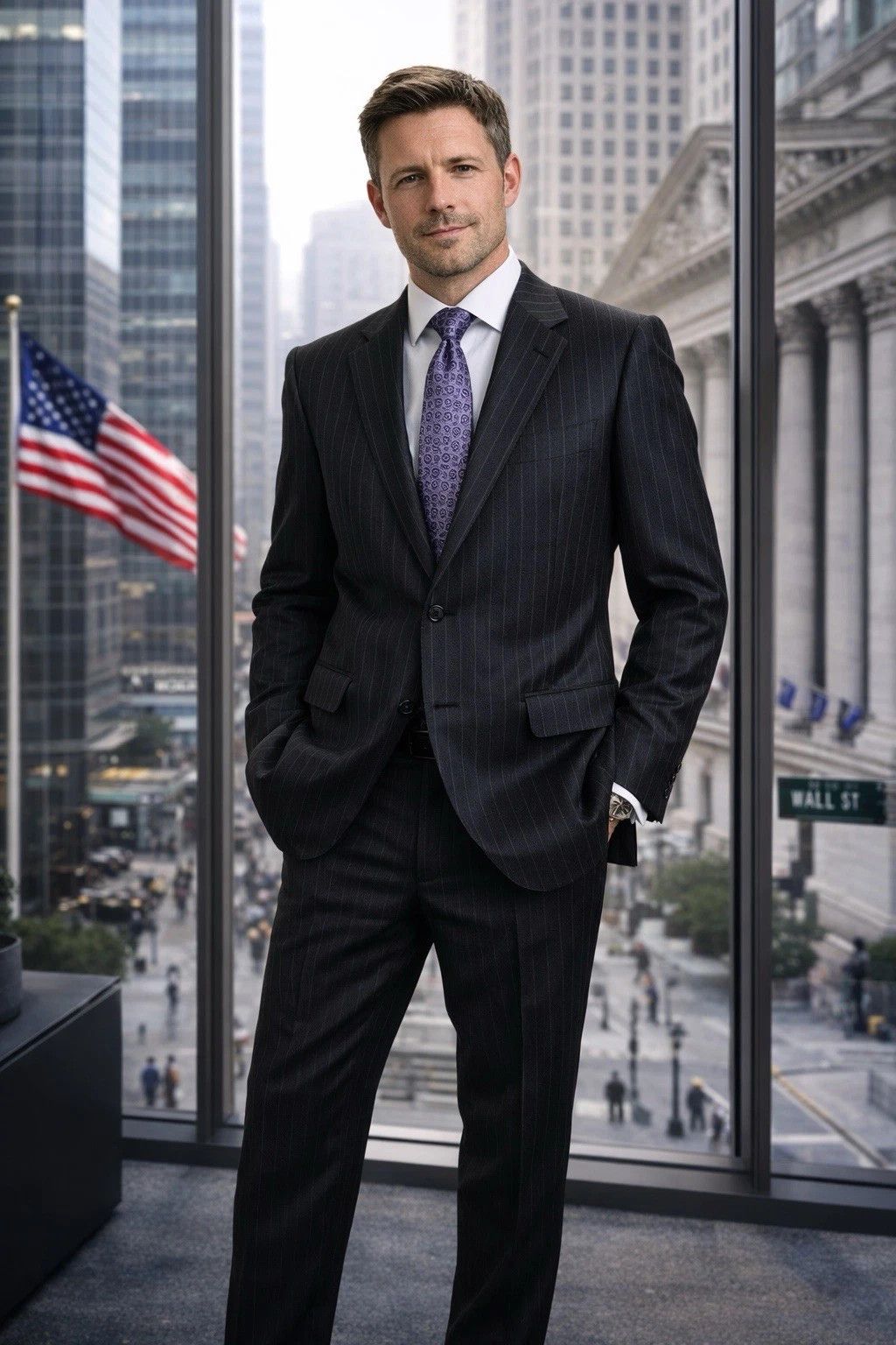 Oxxford Clothes Oxxford Rare Editions Suit 40T Chicago Handmade USA Size 40L - 19 Thumbnail