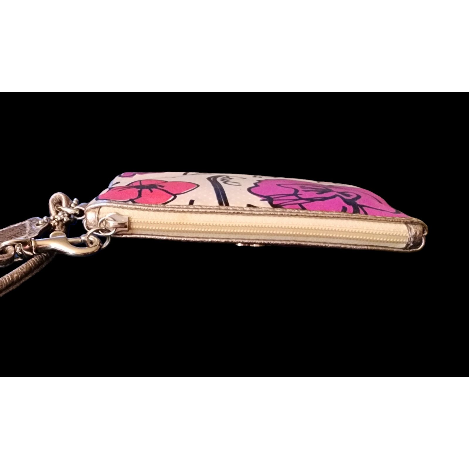 Coach Limited Edition COACH Poppy Kyra Wristlet Pink Floral Size ONE SIZE - 5 Thumbnail