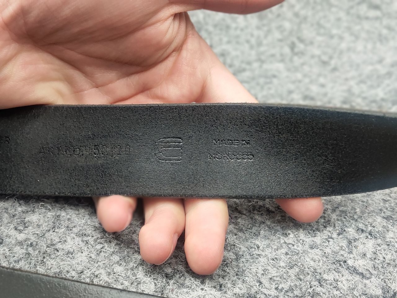 G-Star G Star raw Gray Leather Mini Logo Vintage Style Belt Y2K Size ONE SIZE - 14 Thumbnail