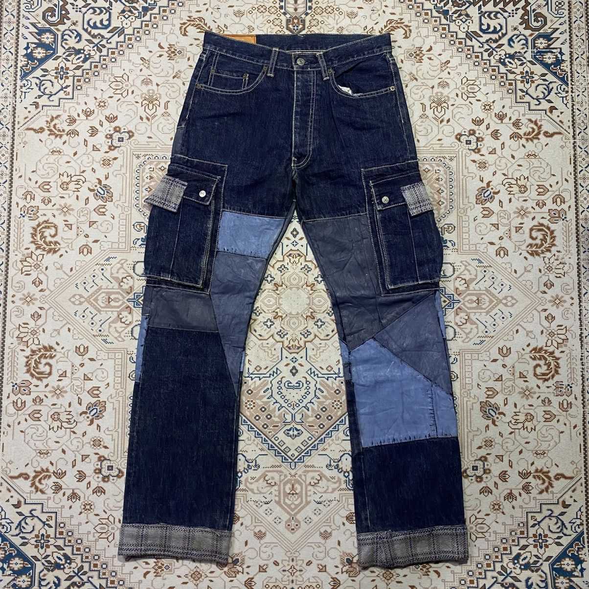 BYEMRT PARIS FRANCE UNIQUE CARGO JEANS