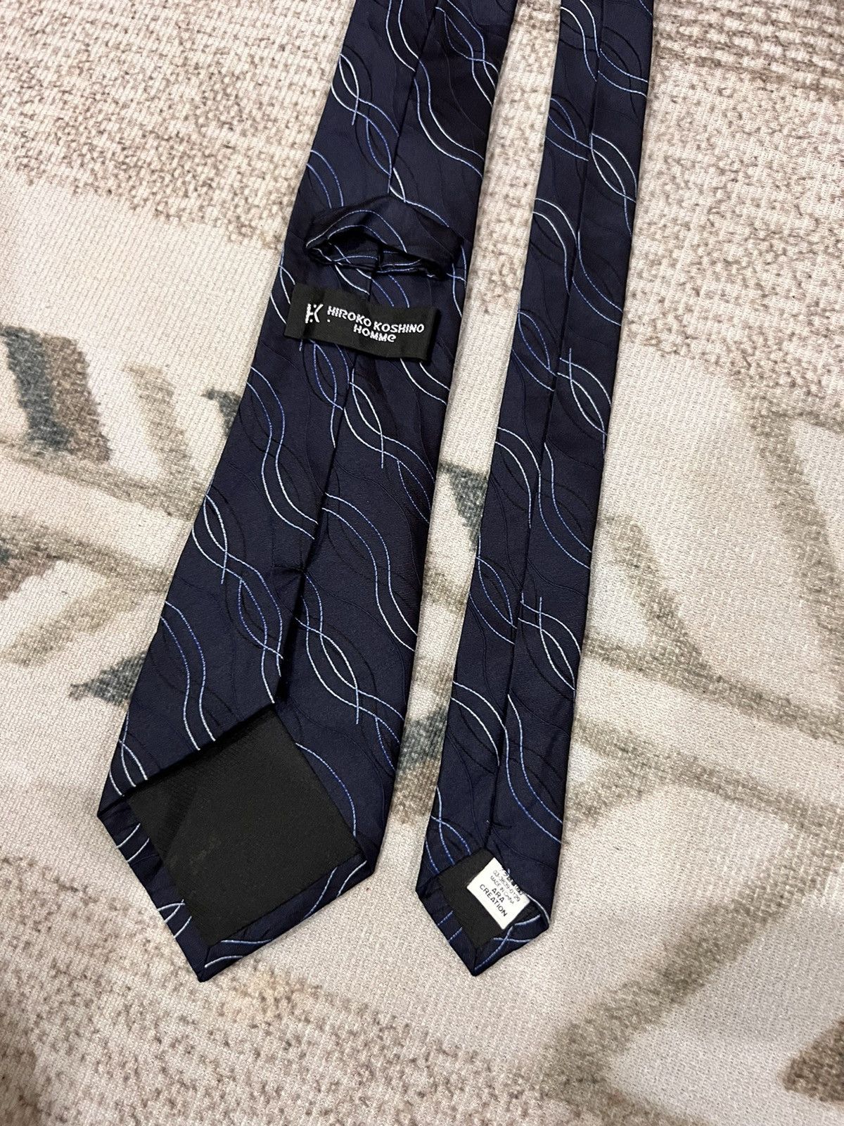 Hiroko Koshino Homme Hiroko Koshino Homme Tie Size ONE SIZE - 4 Thumbnail