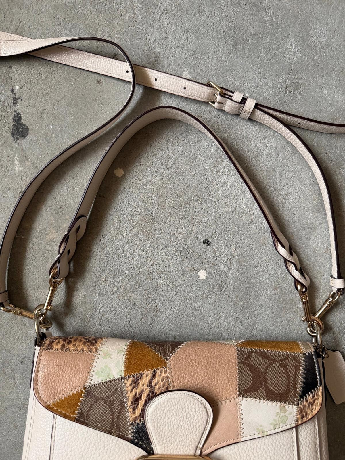 Coach Coach 2Way Jade Patchwork Shoulder Bag Multi Size ONE SIZE - 3 Thumbnail