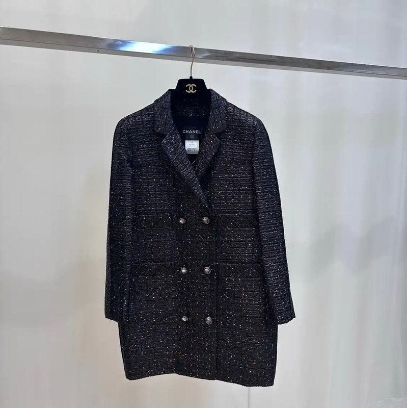 Chanel Chanel Multicolor Women's Coat 0089 Size M / US 6-8 / IT 42-44 - 1 Thumbnail